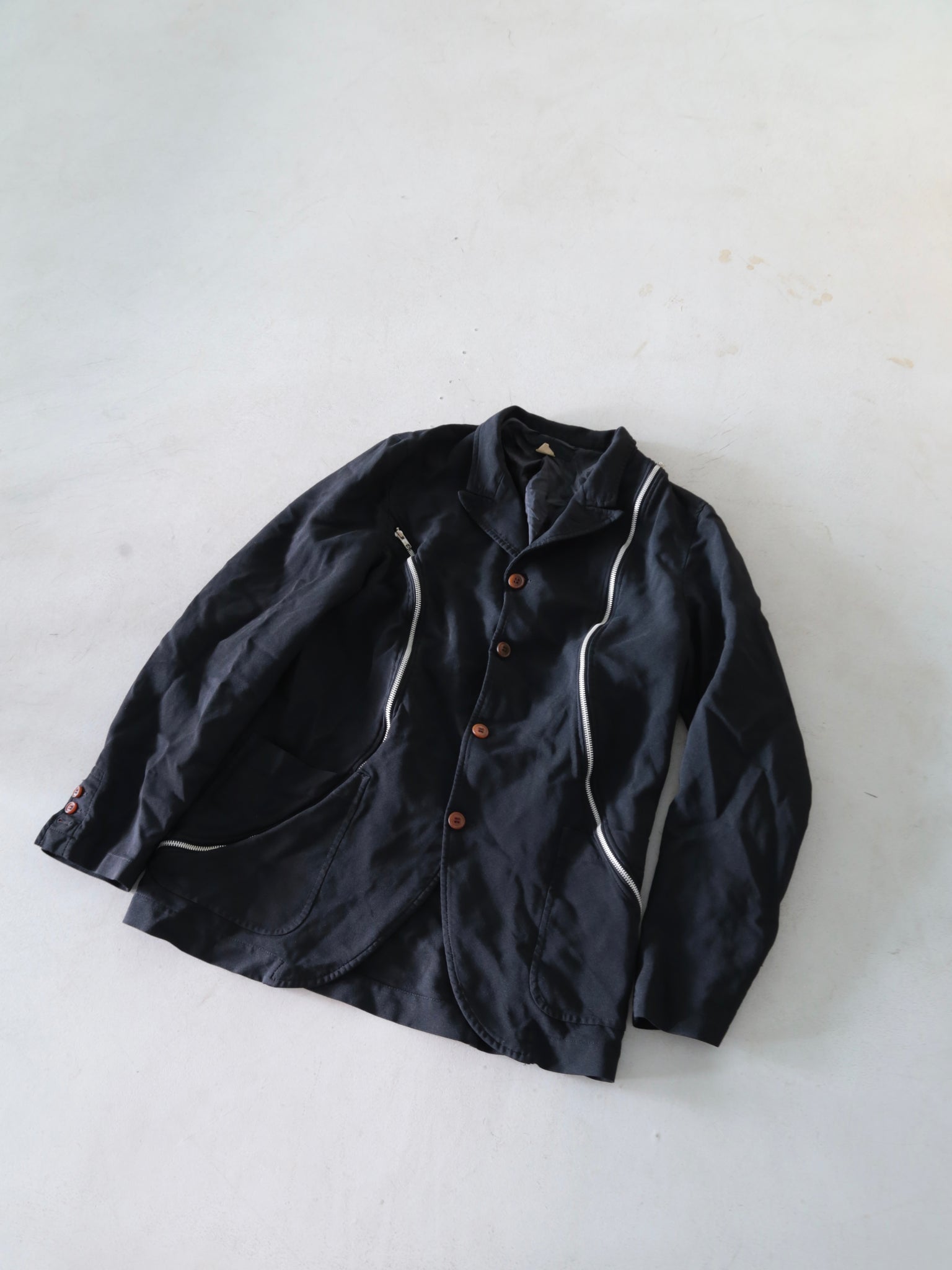 COMME des GARÇONS SHIRT polyester twill COMME des GARCONS SHIRT】polyester twill garment treated Jacket