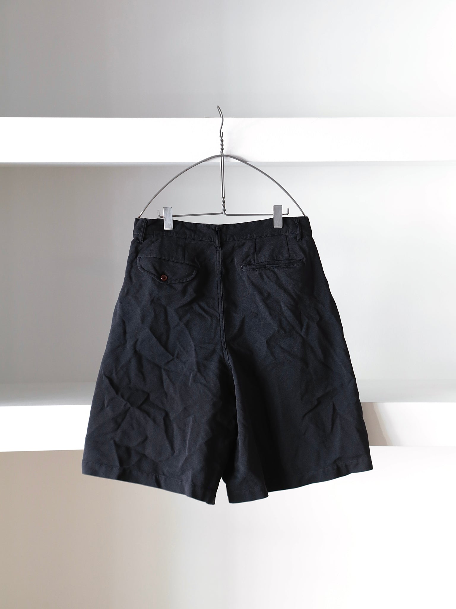 パンツ 26ss CDG SHIRT polyester twill Shorts COMME des GARCONS SHIRT】polyester twill garment treated Shorts