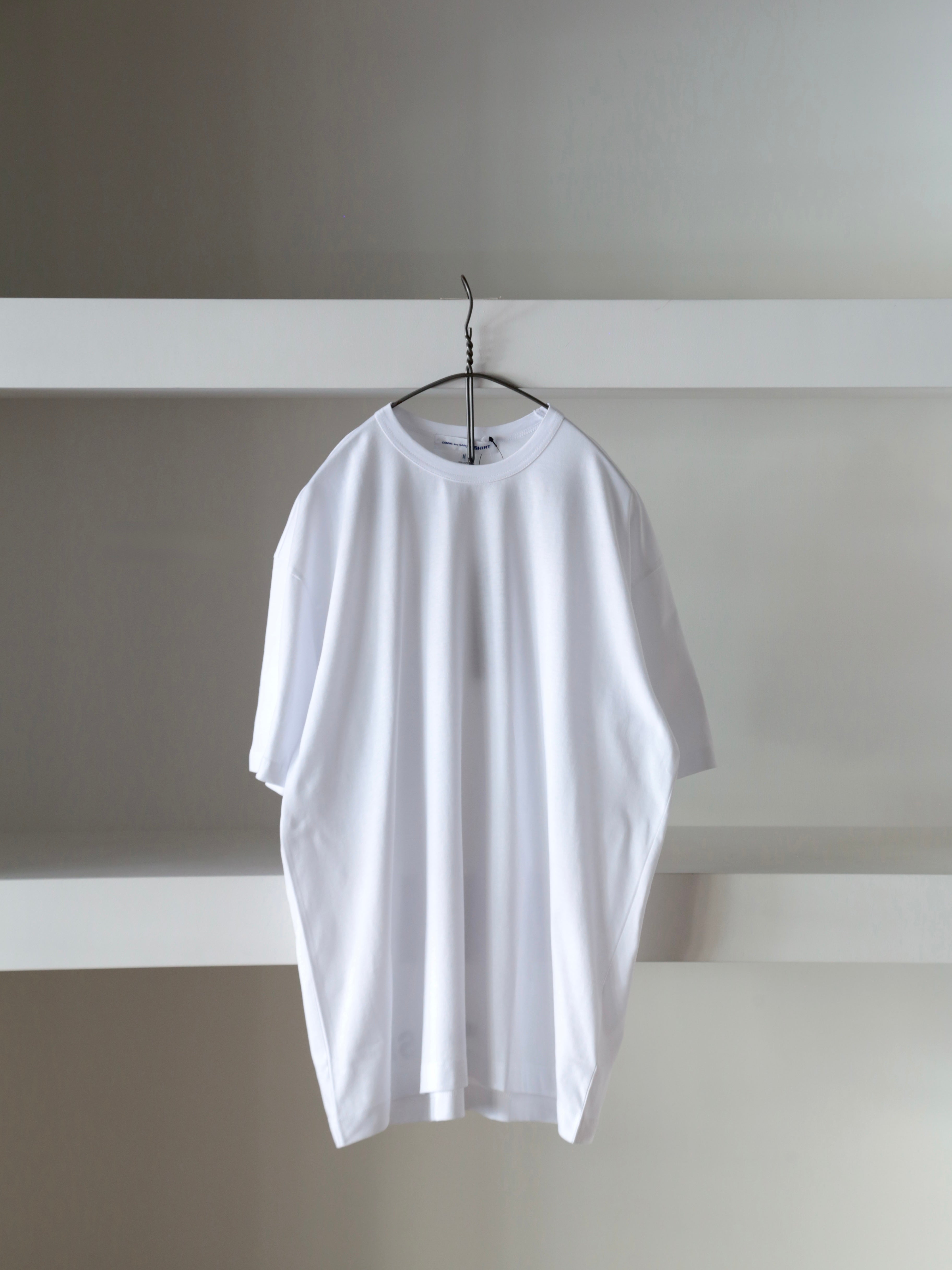 COMME des GARCONS SHIRT】printed cotton jersey OVERSIZED T Shirt