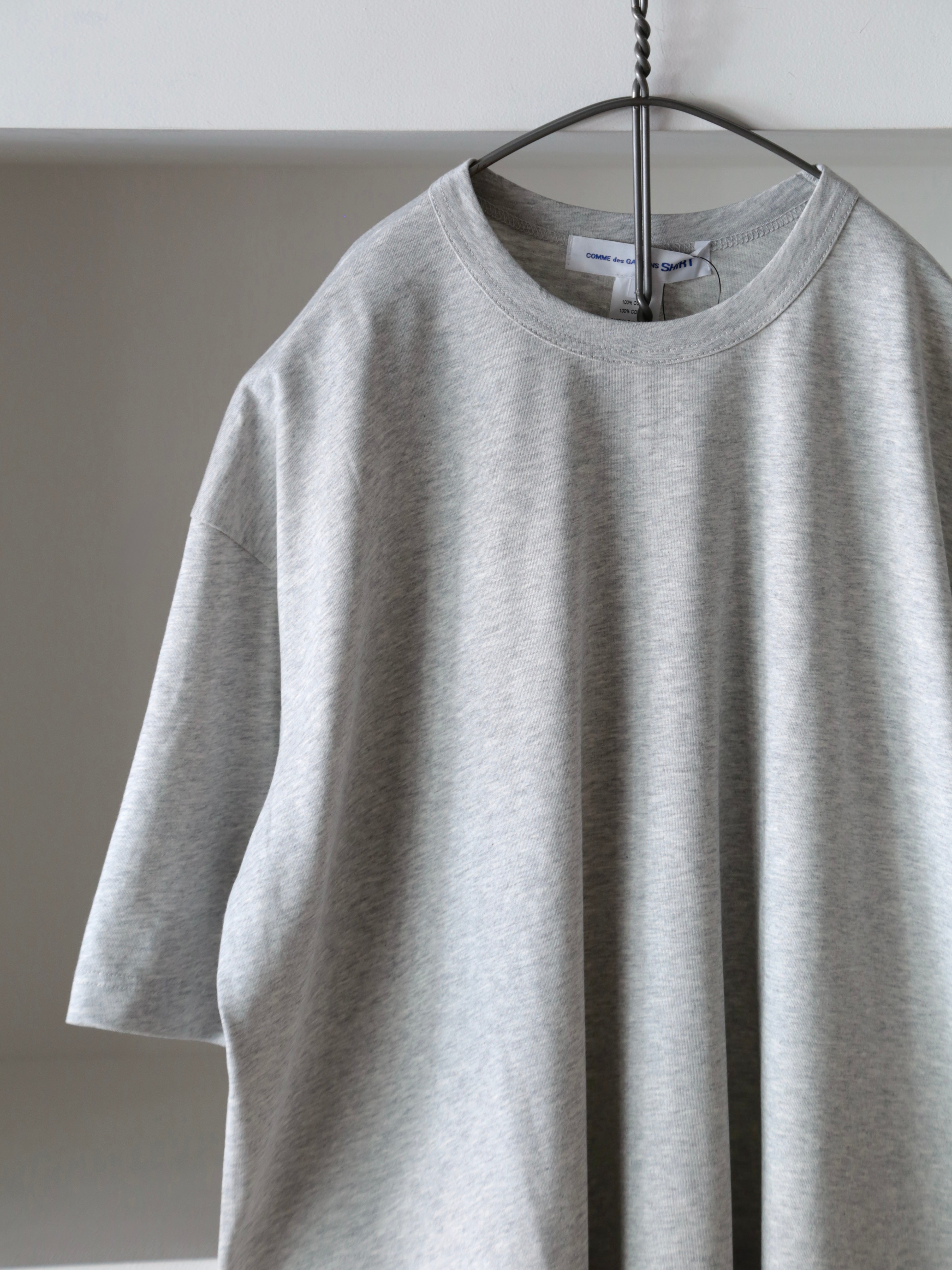 COMME des GARCONS SHIRT】printed cotton jersey OVERSIZED T Shirt