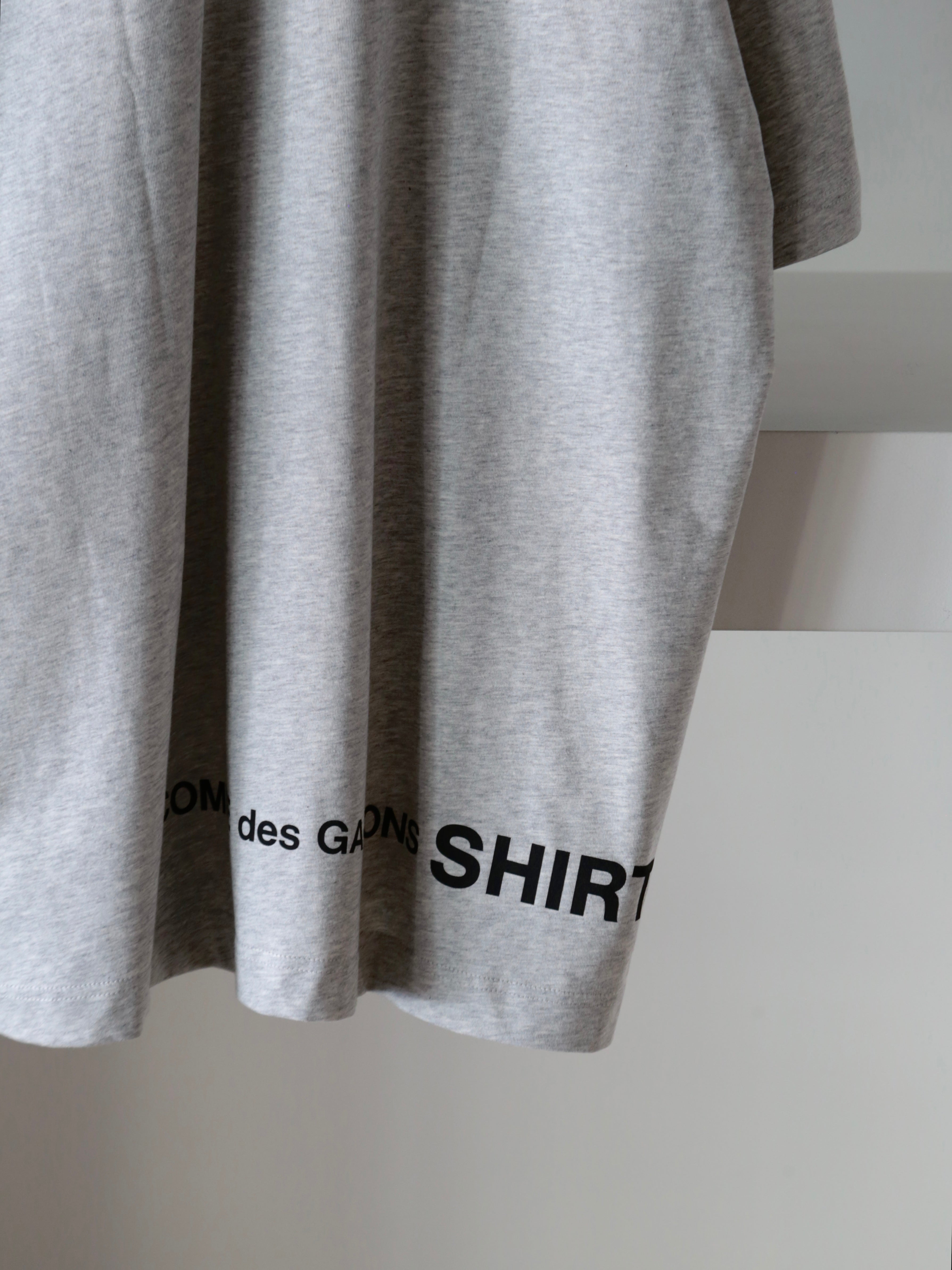 COMME des GARCONS SHIRT】printed cotton jersey OVERSIZED T Shirt