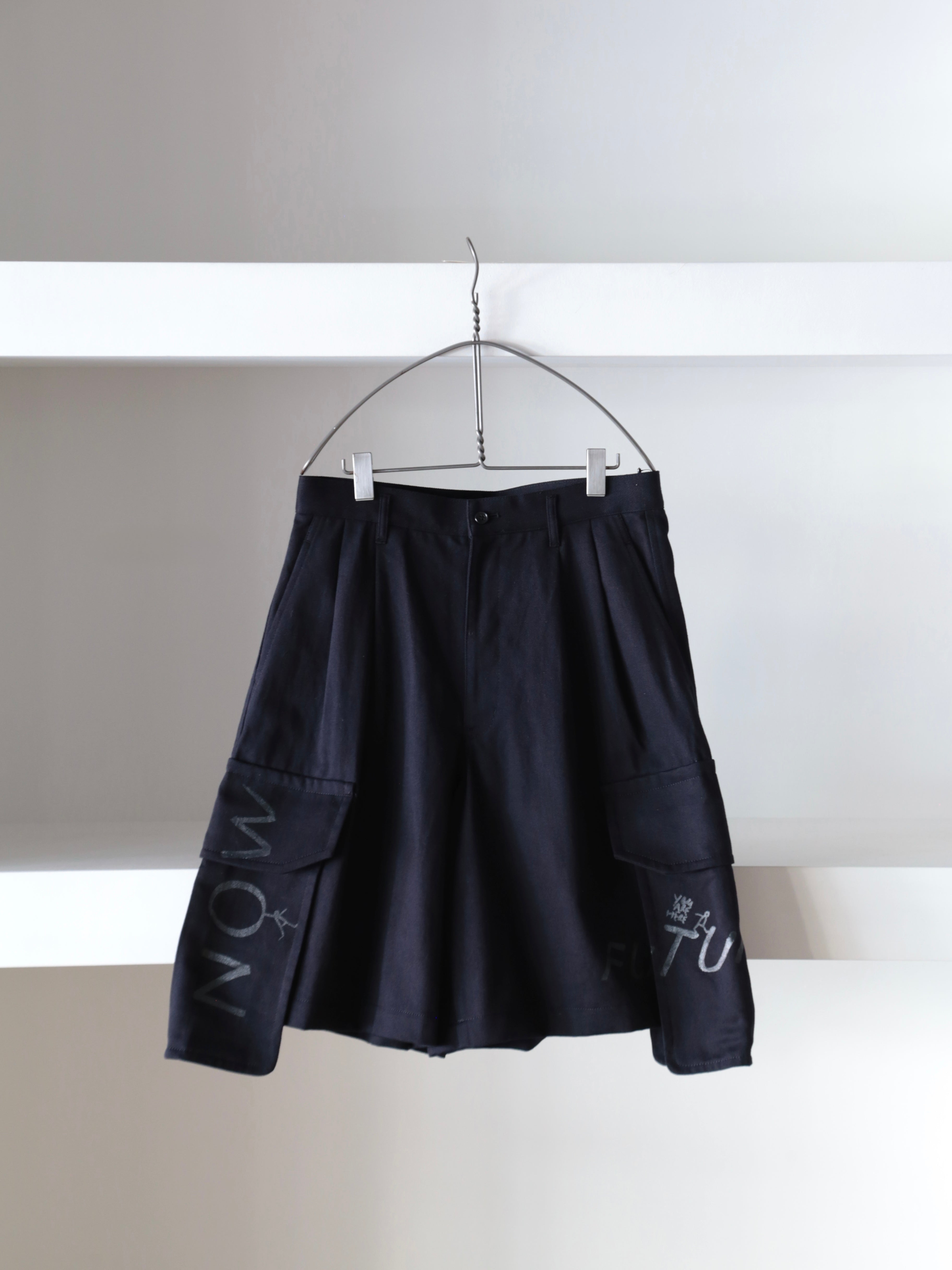 COMME des GARCONS SHIRT】cotton twill garment printed Shorts – End
