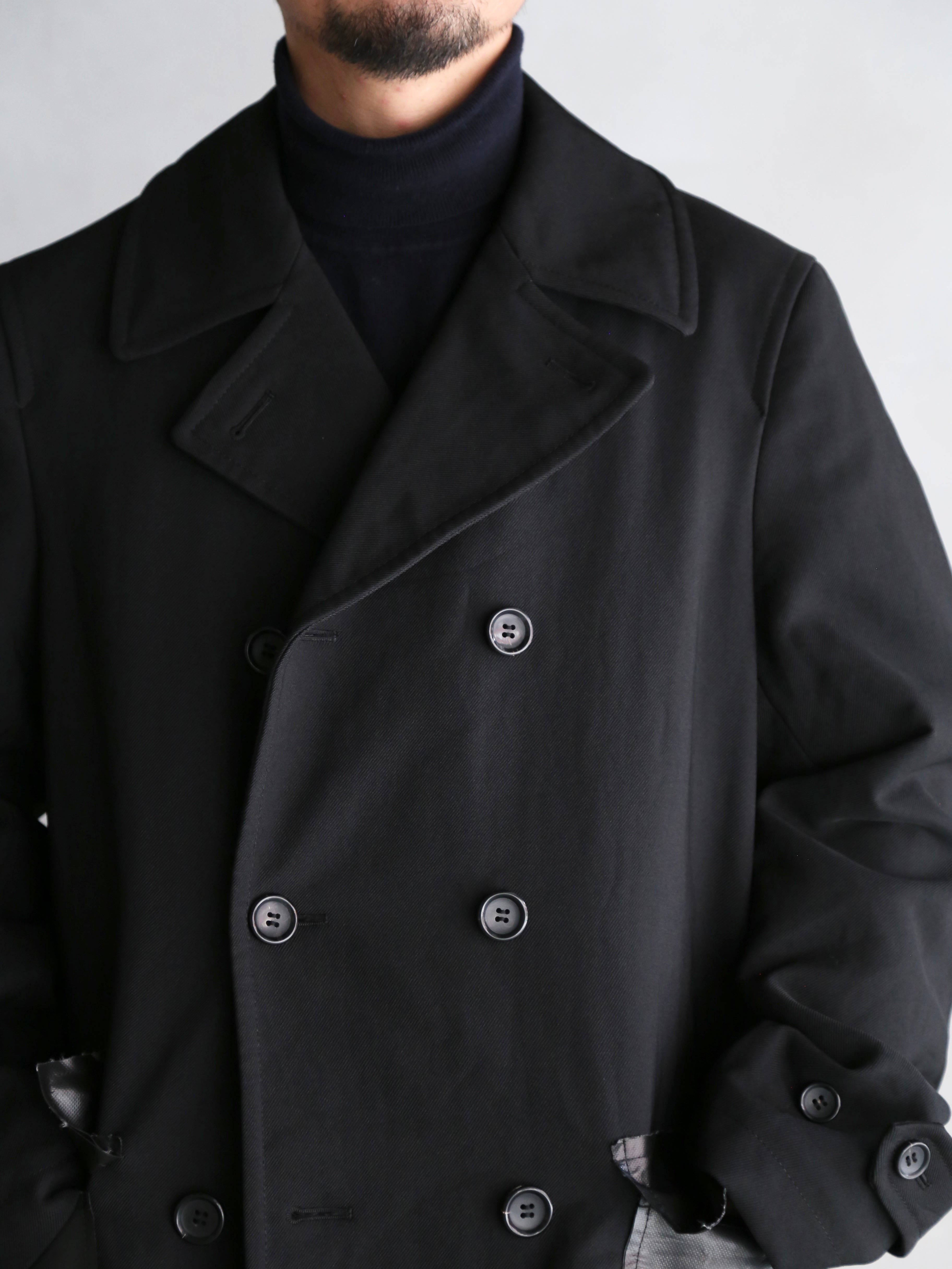 COMME des GARCONS SHIRT】Double Breasted Coat – End on End.