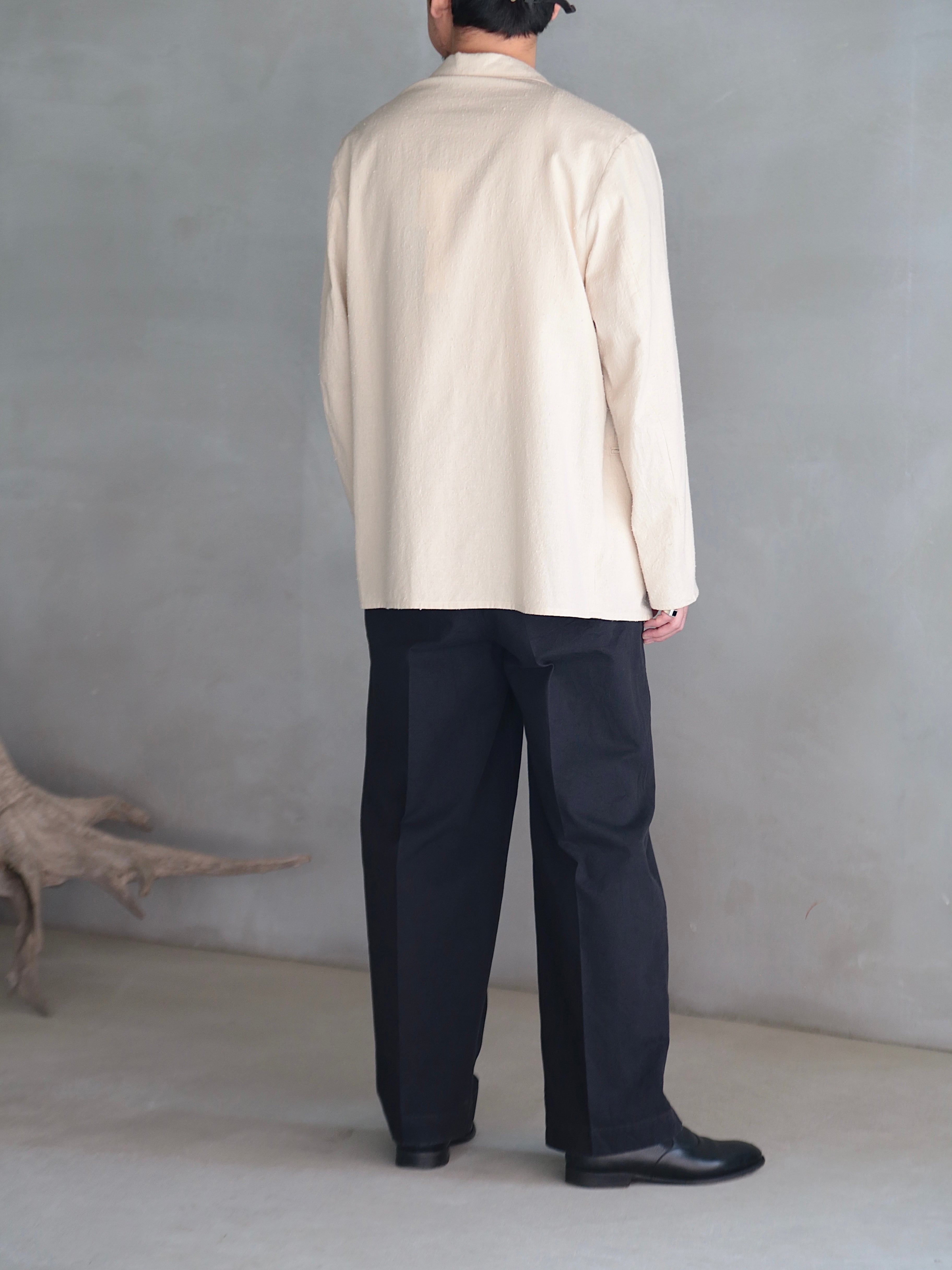 blurhms】Silk/Cotton Nep Cardigan Jacket (Mens) – End on End.