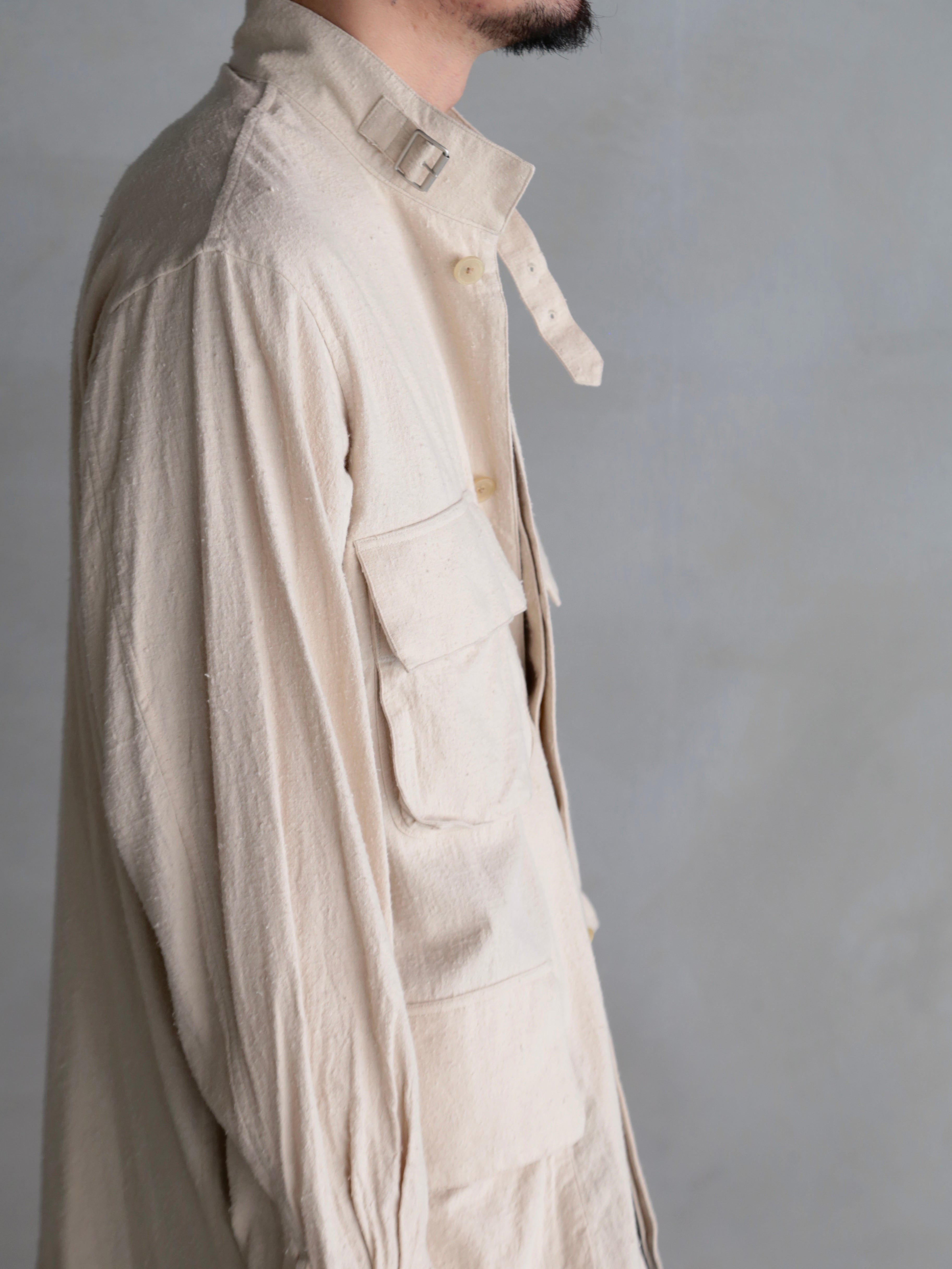 blurhms】Silk/Cotton Nep Rider's Jacket (Mens) – End on End.