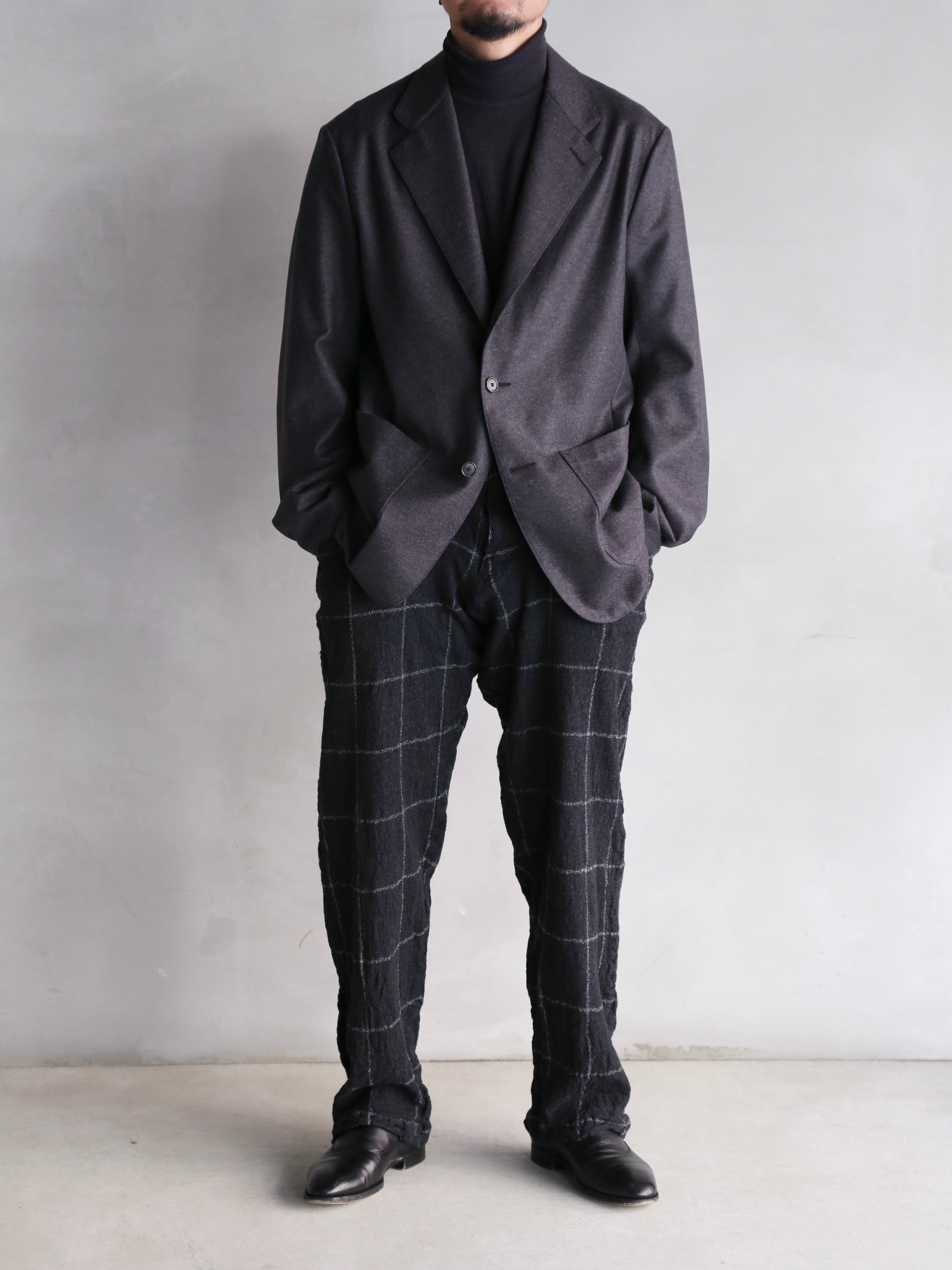 HEUGN】Henrri Gray Flannel Jk – End on End.