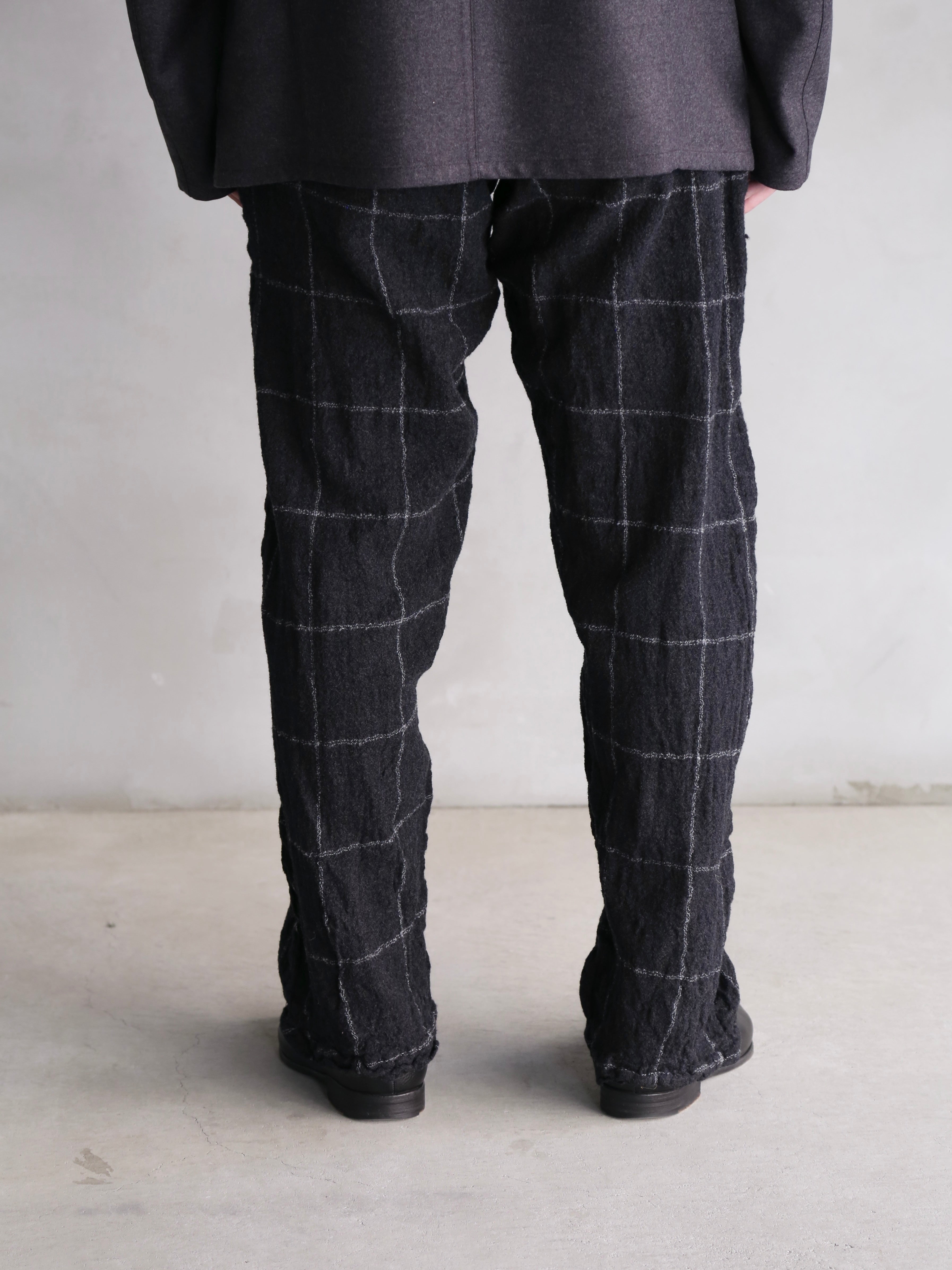 COMME des GARCONS SHIRT】Window Pane Check Trousers – End on End.