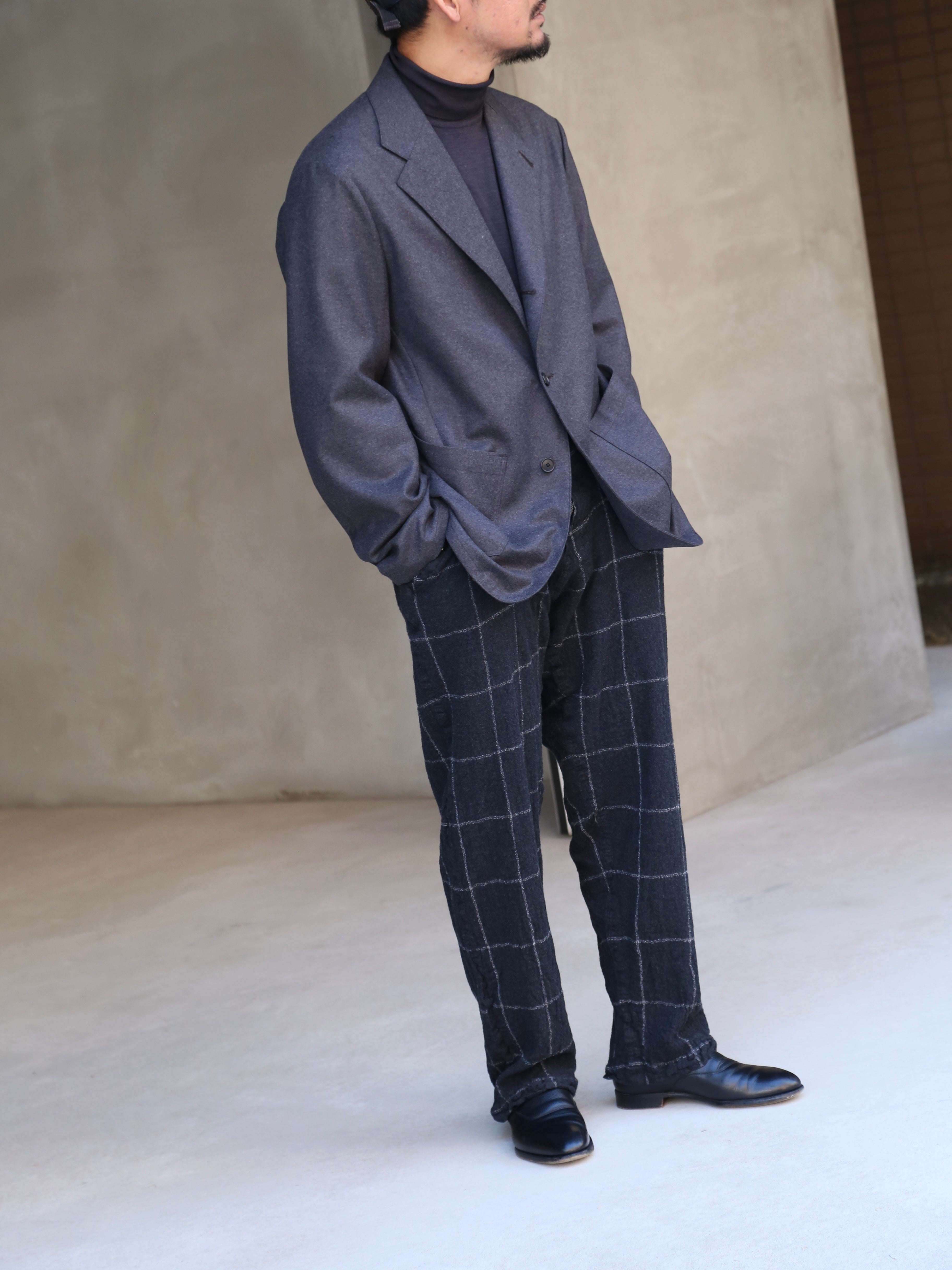 COMME des GARCONS SHIRT】Window Pane Check Trousers – End on End.