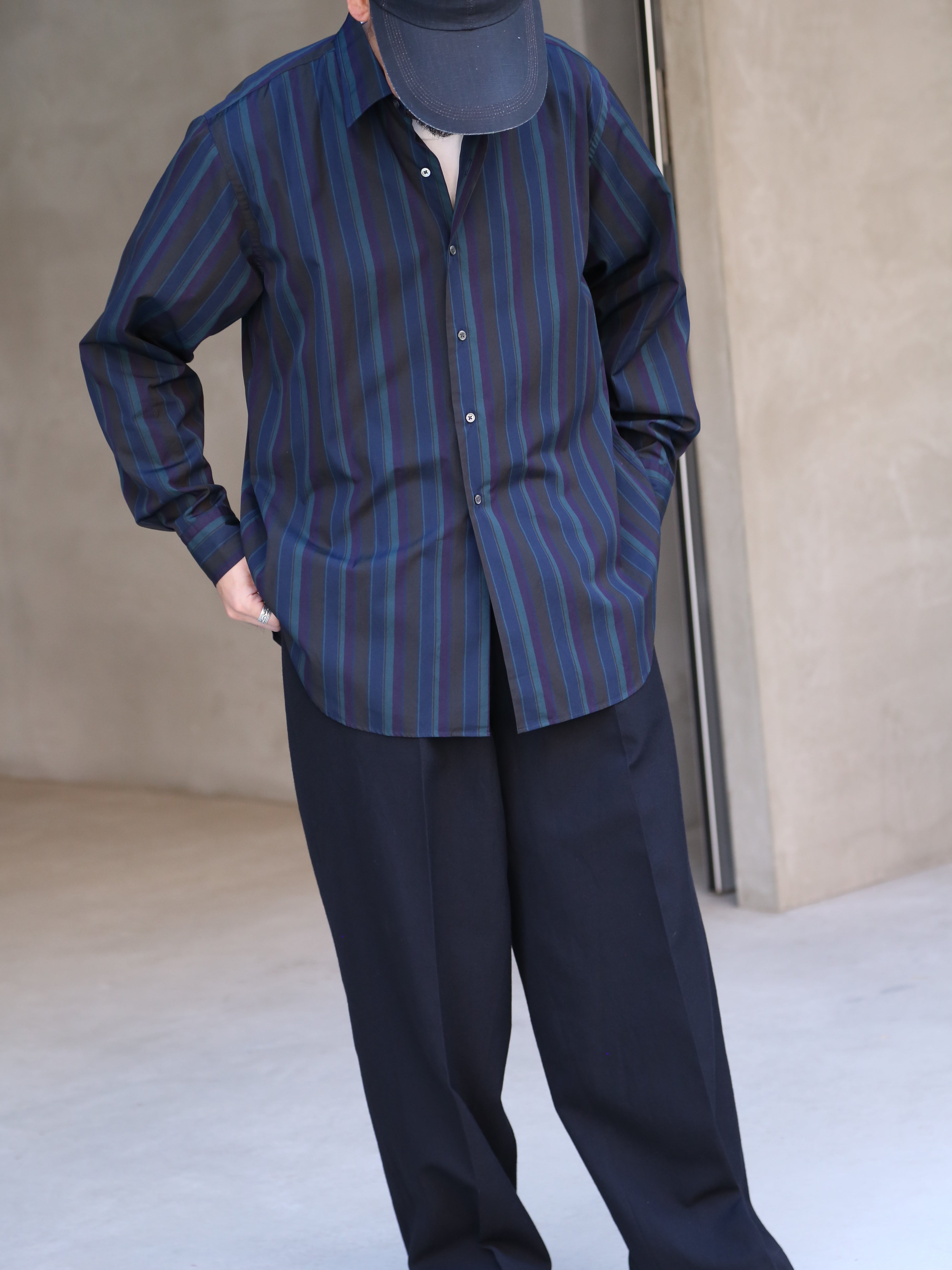 HEUGN】Alan OverDye Stripe – End on End.