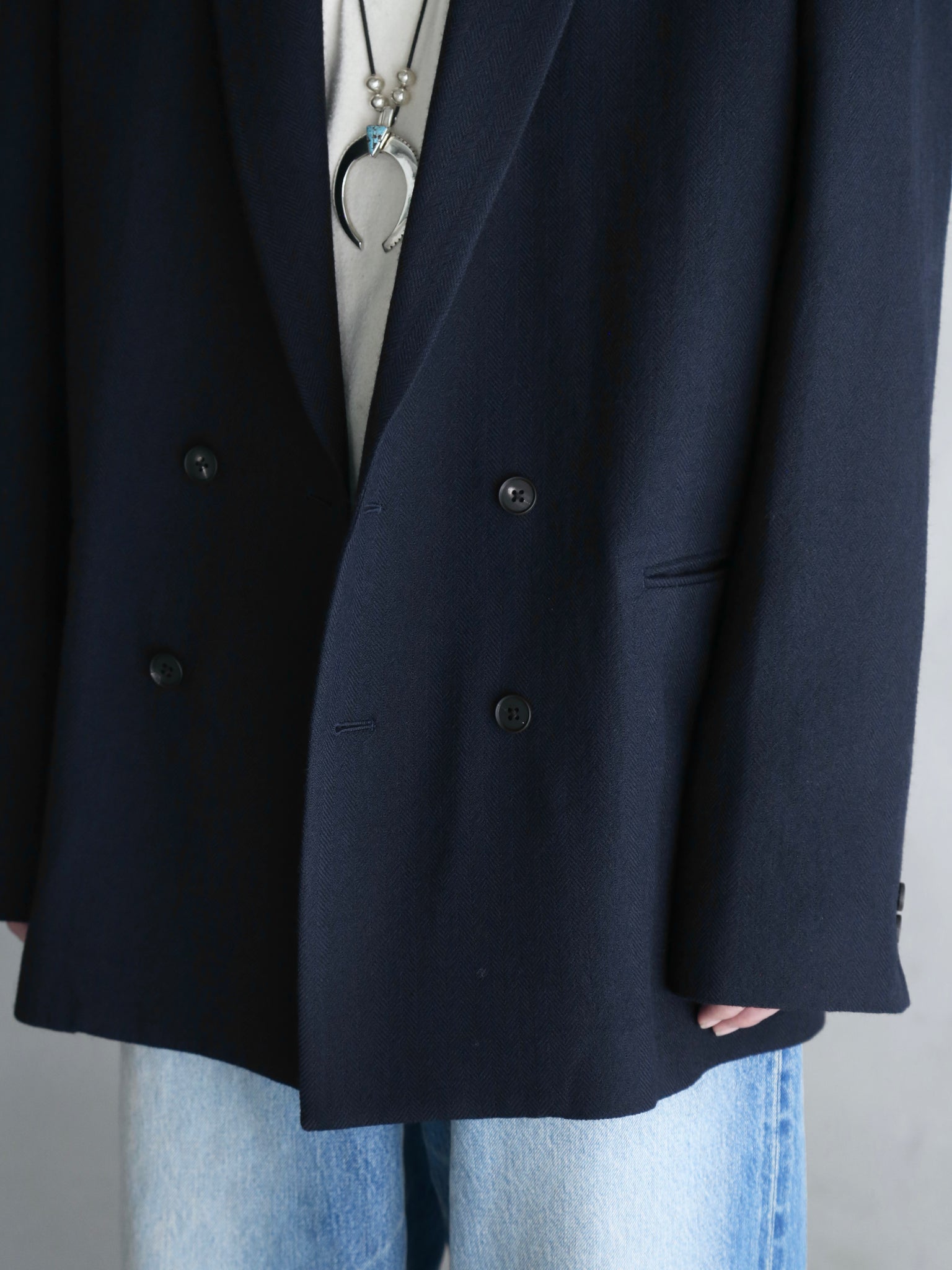 seya.】SEYA. TAILORED W JACKET – End on End.