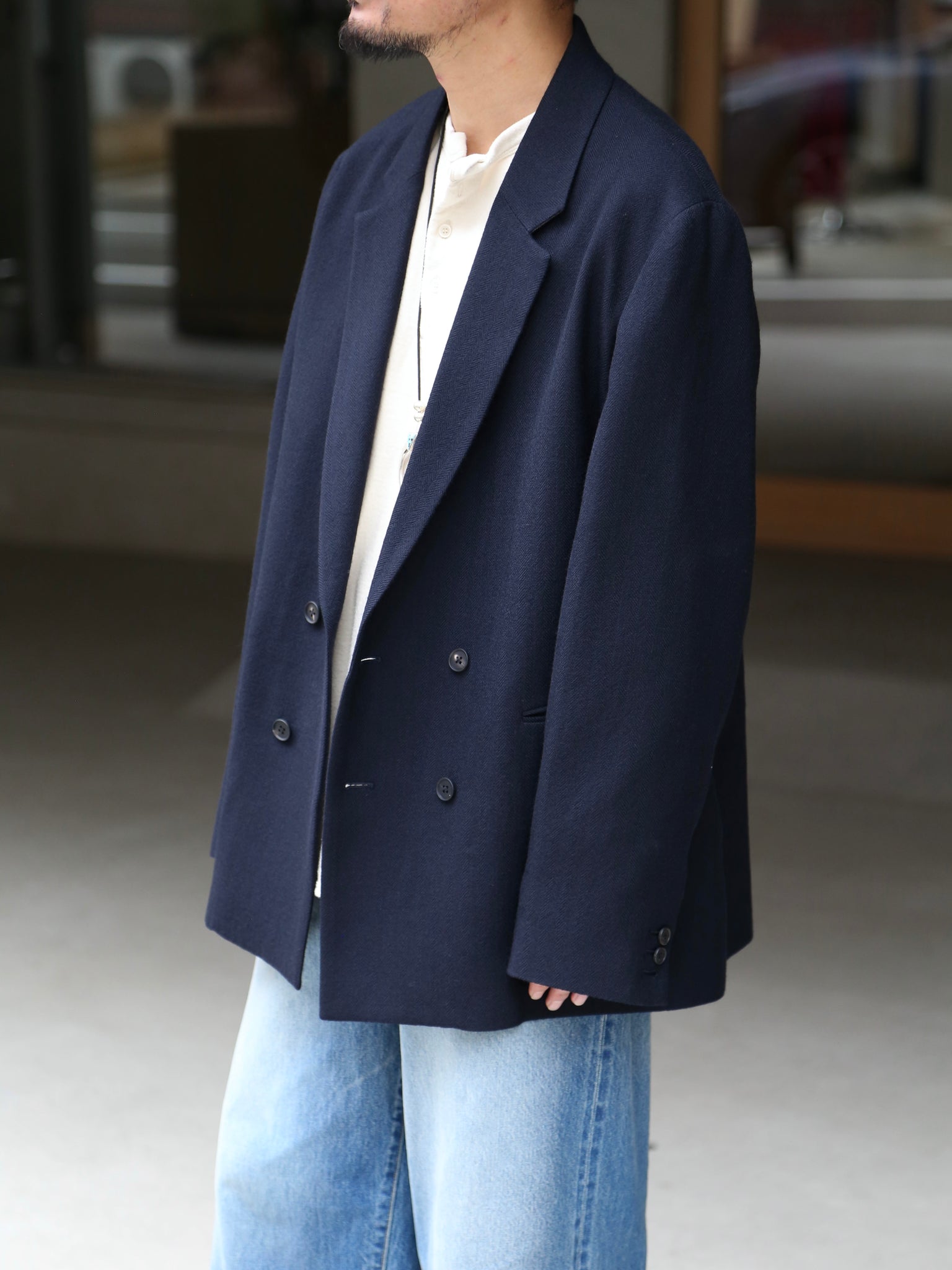 seya.】SEYA. TAILORED W JACKET – End on End.