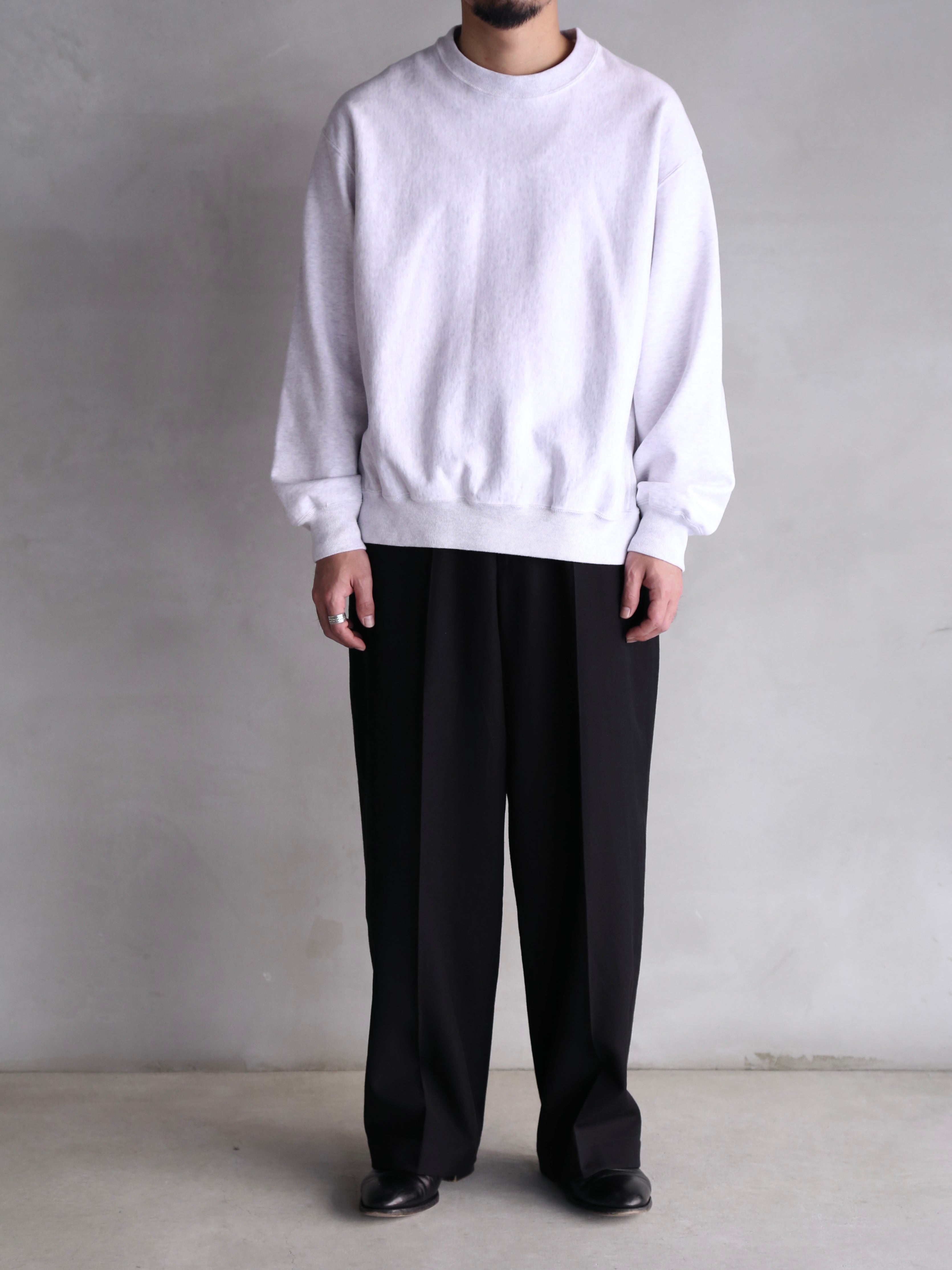blurhmsROOTSTOCK】Soft&Hard Sweat Crew-Neck P/O Wide(Mens) – End