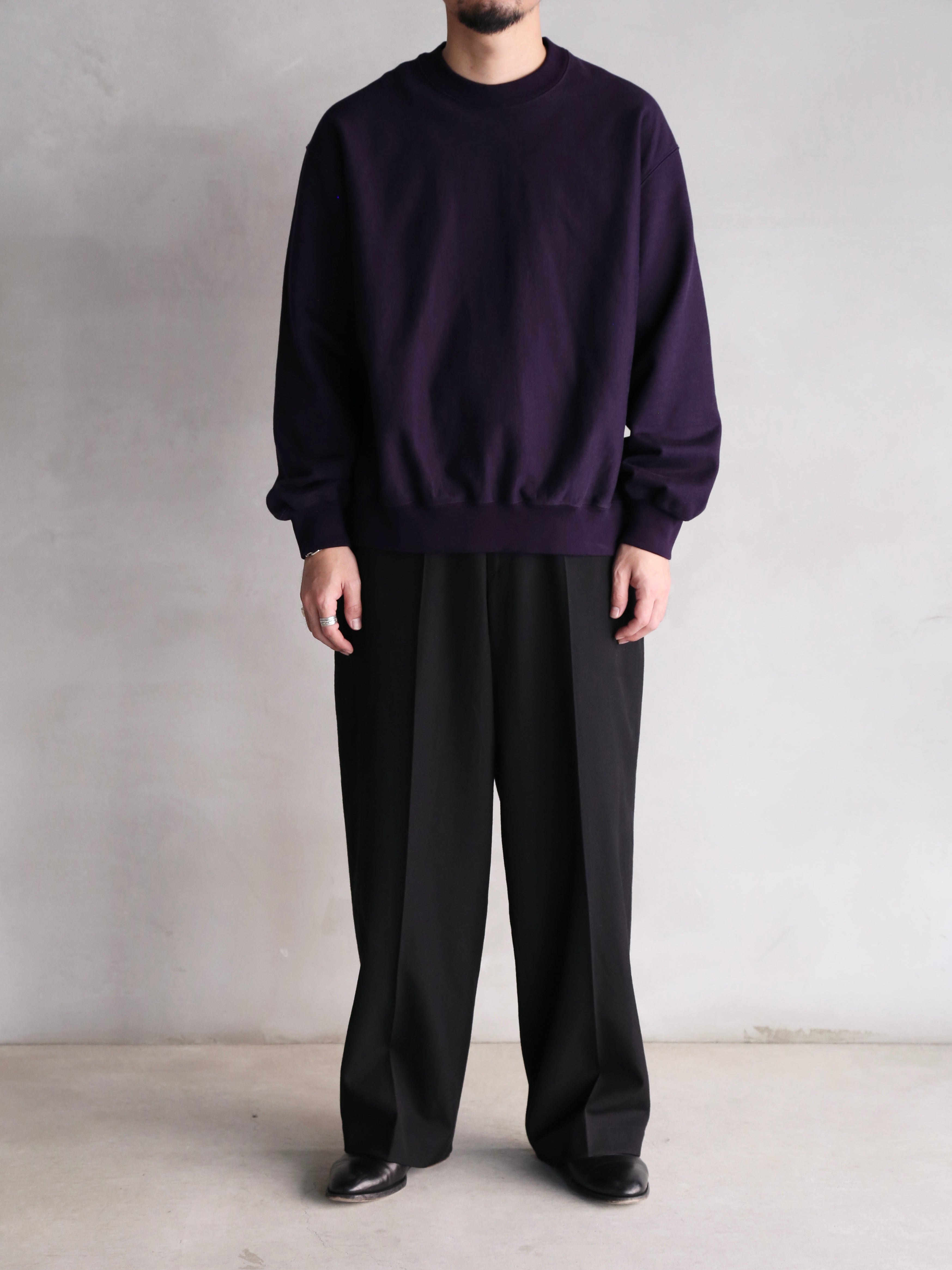 blurhmsROOTSTOCK】Soft&Hard Sweat Crew-Neck P/O Wide(Mens) – End