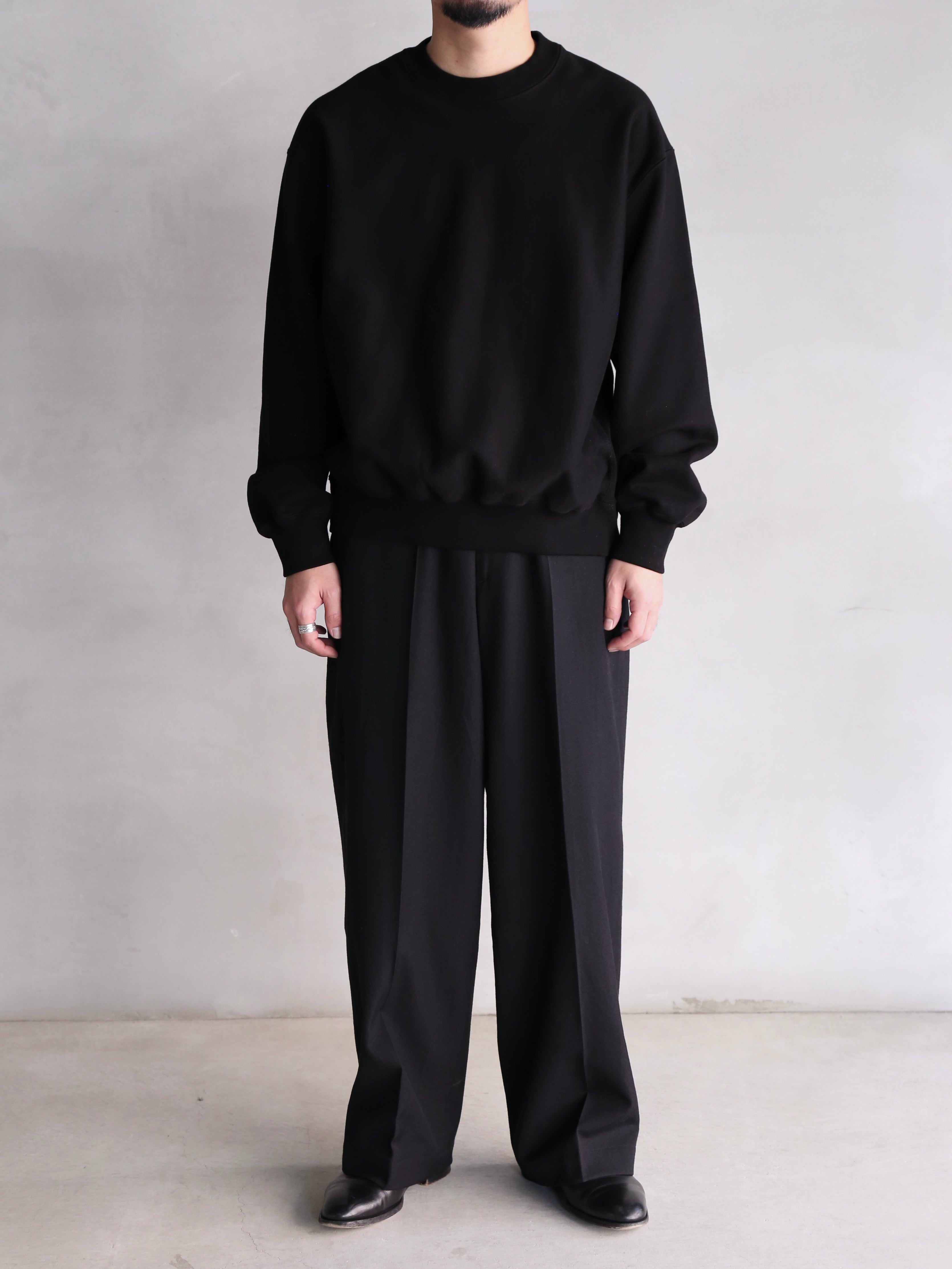 blurhmsROOTSTOCK】Soft&Hard Sweat Crew-Neck P/O Wide(Mens) – End