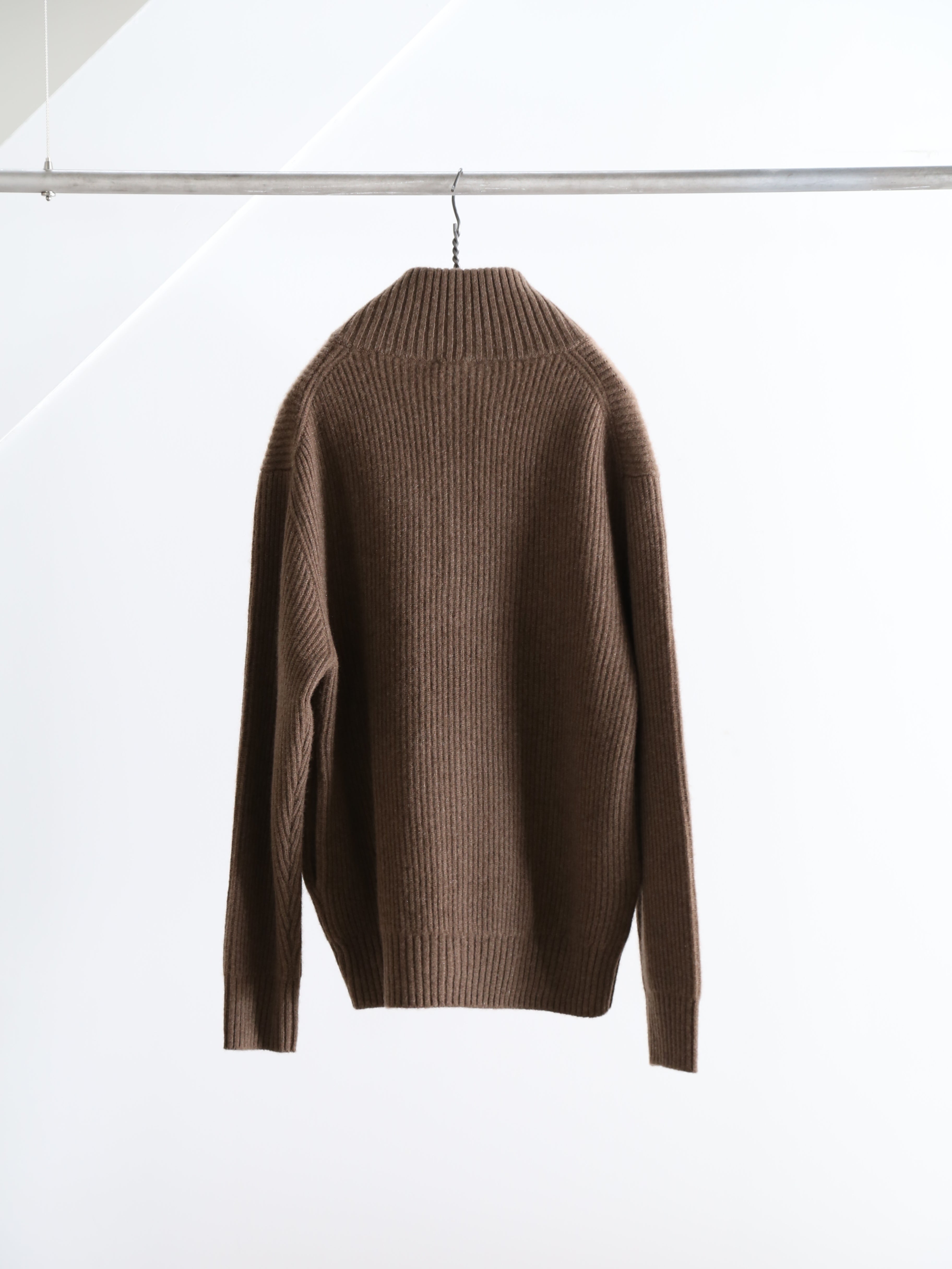 ンニット NKNIT KNIT blouson ニット／茶2 mohair KNIT blouson – NKNIT