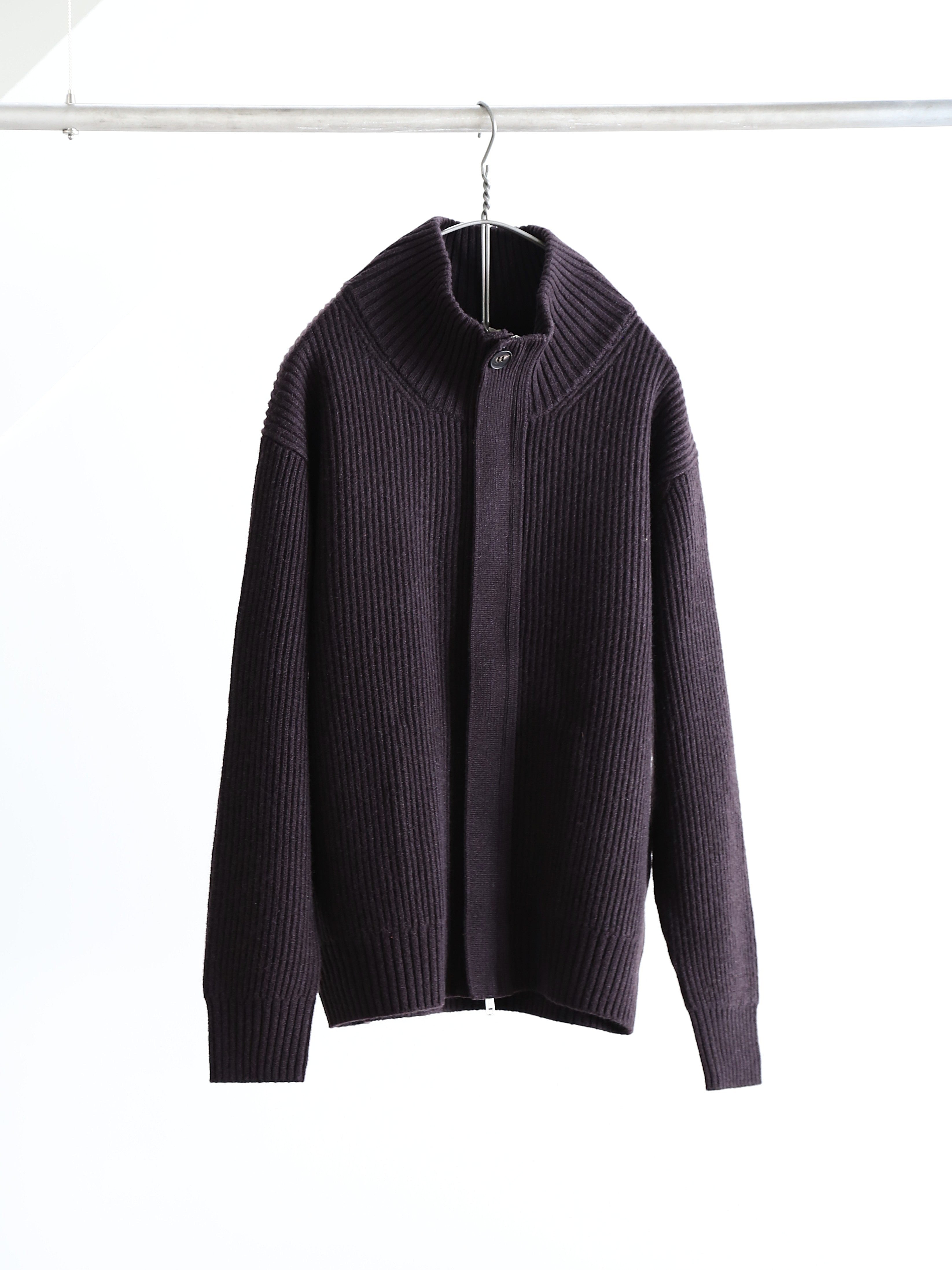 seya.】CLOUD KNIT BLOUSON (EBONY BLACK) (Mens) – End on End.