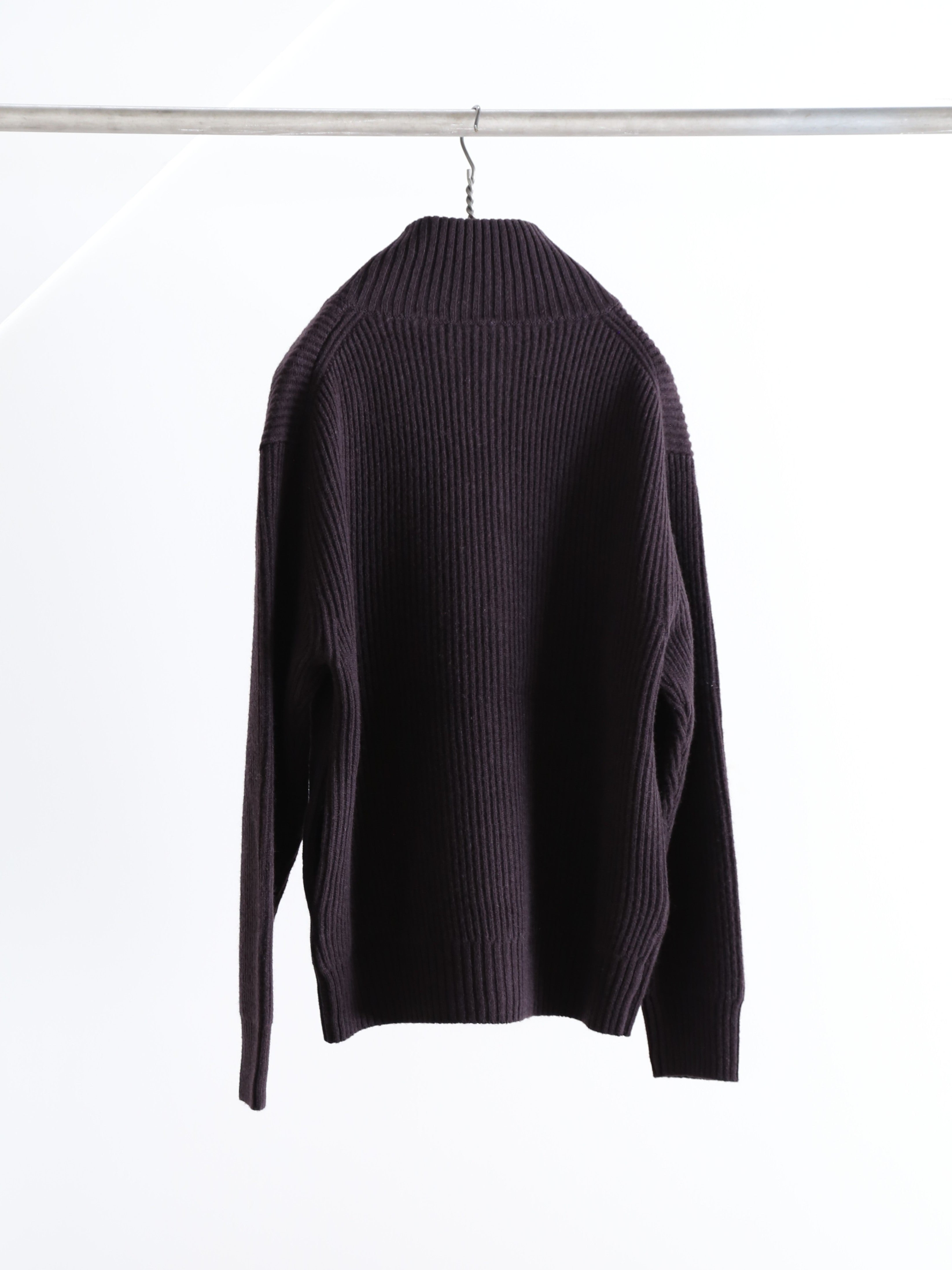 seya.】CLOUD KNIT BLOUSON (EBONY BLACK) (Mens) – End on End.