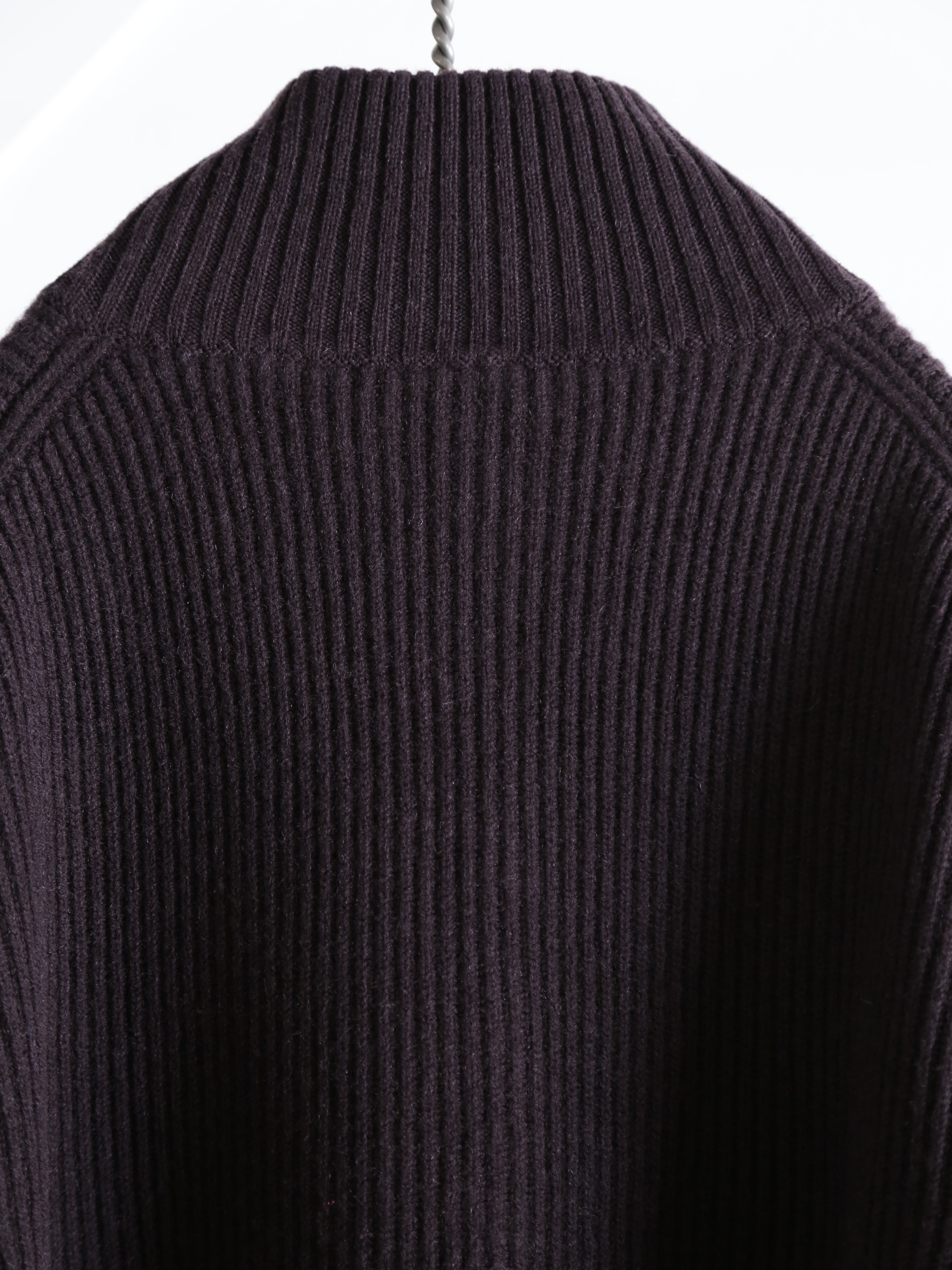 seya.】CLOUD KNIT BLOUSON (EBONY BLACK) (Mens) – End on End.