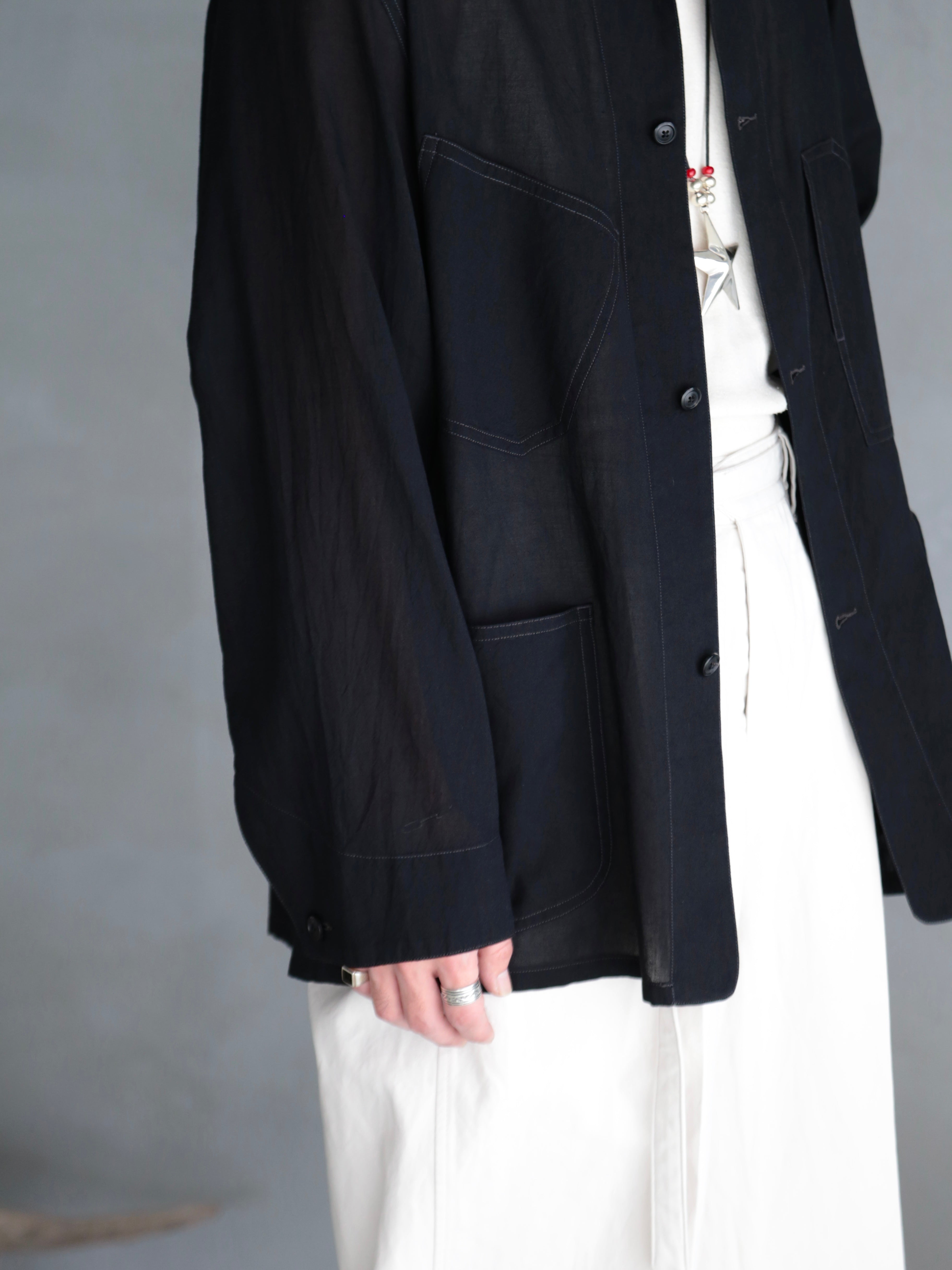 blurhms】Silk-Co Voile Work Jacket (Mens) – End on End.