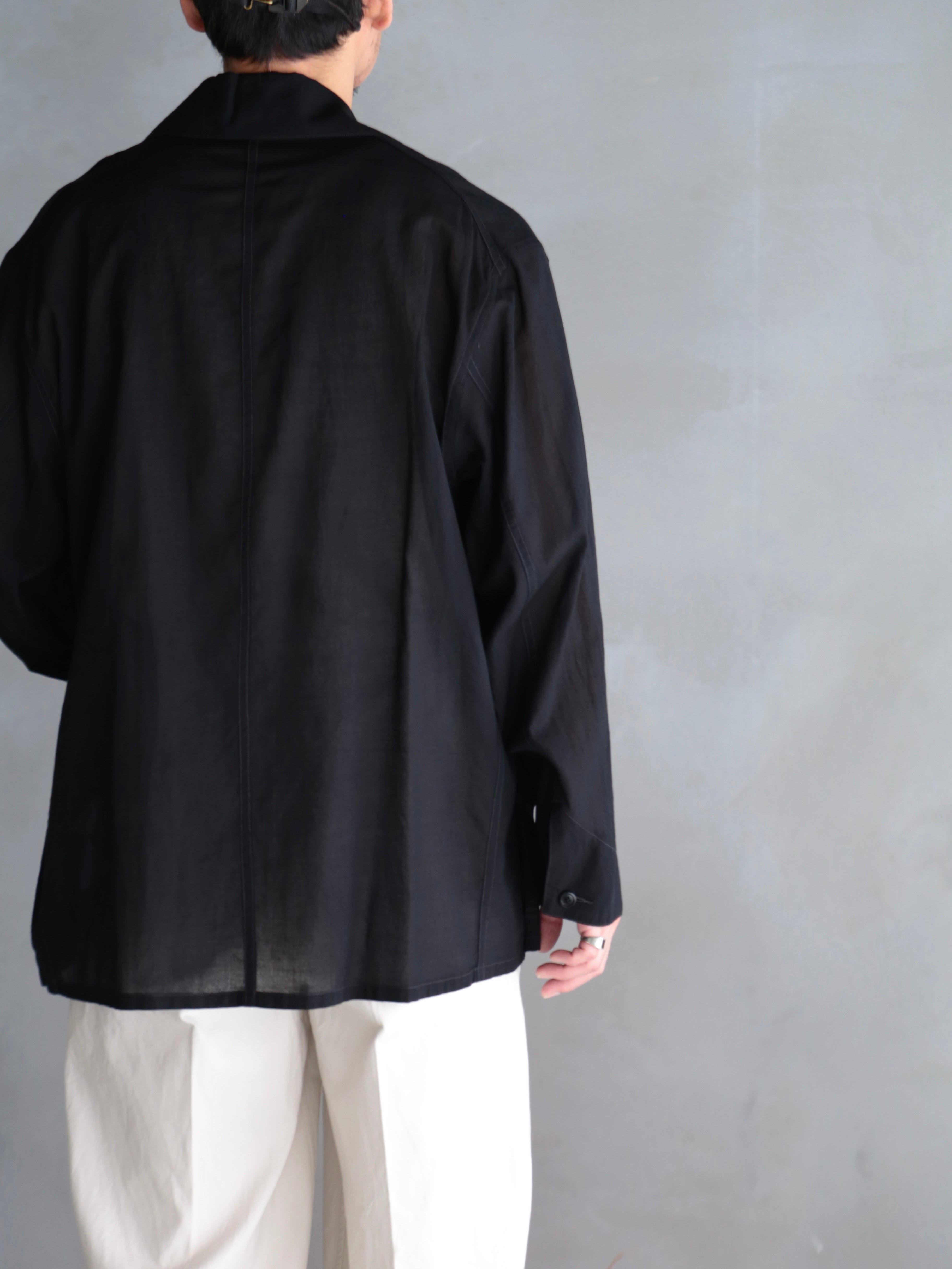 blurhms】Silk-Co Voile Work Jacket (Mens) – End on End.