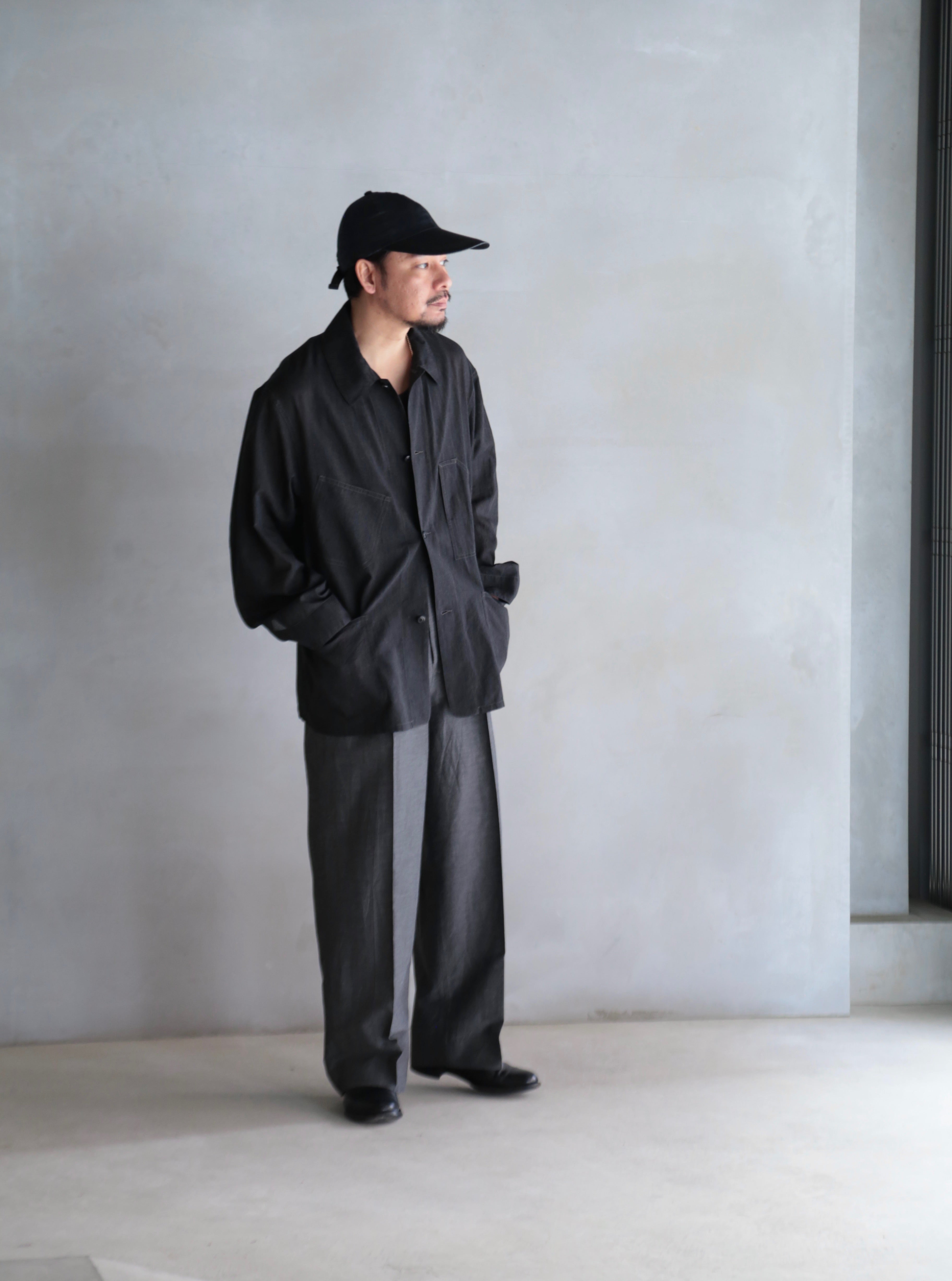 blurhms LightMoleskinWorkJacket ジャケット黒 4 blurhms】Silk-Co Voile Work Jacket (Mens) – End on End.