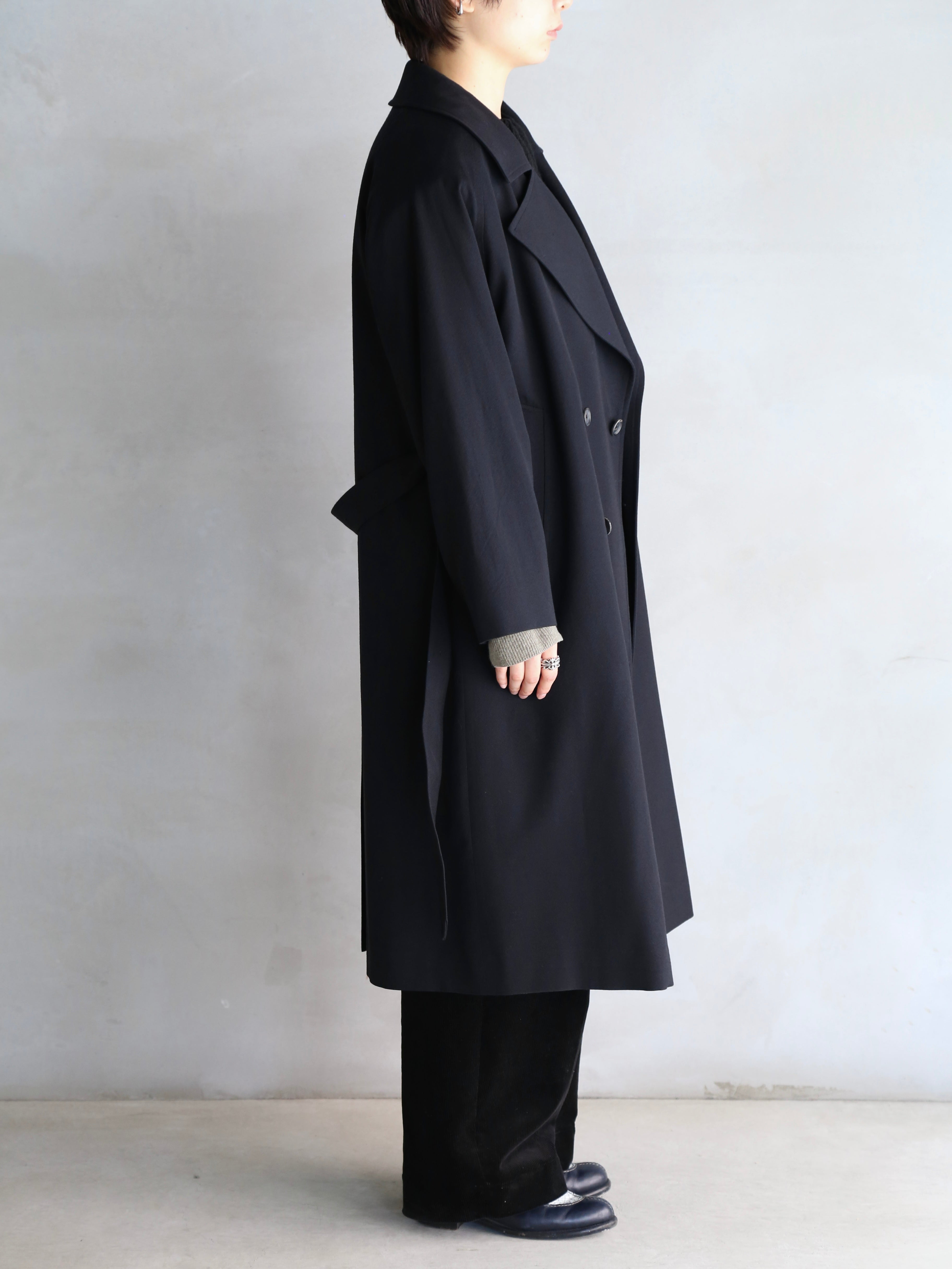 blurhms】Wool Gabardine Trench Coat (Womens) – End on End.