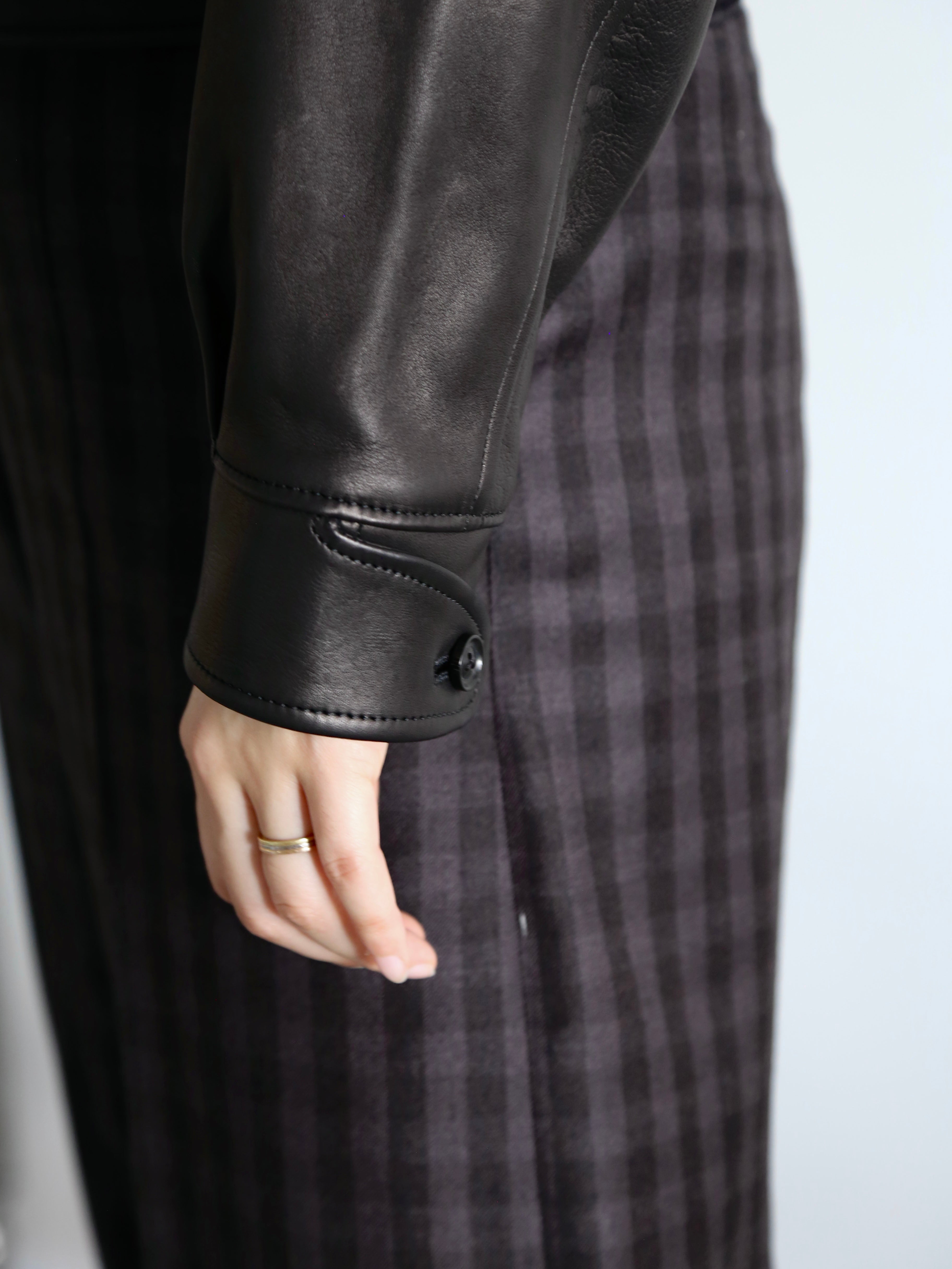 blurhms】Lamb Leather Zip Short Jacket (Womens) – End on End.