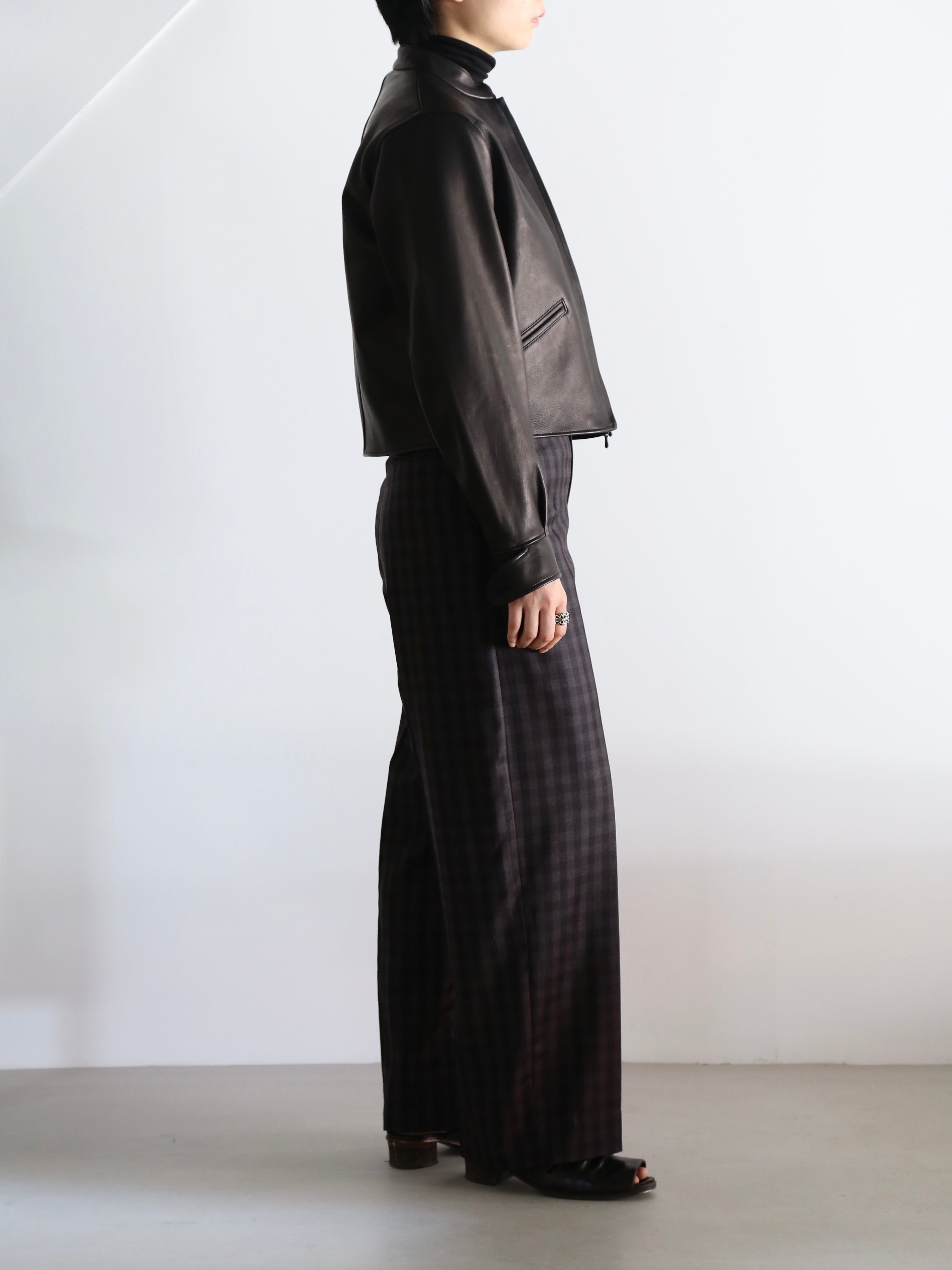 blurhms】Lamb Leather Zip Short Jacket (Womens) – End on End.