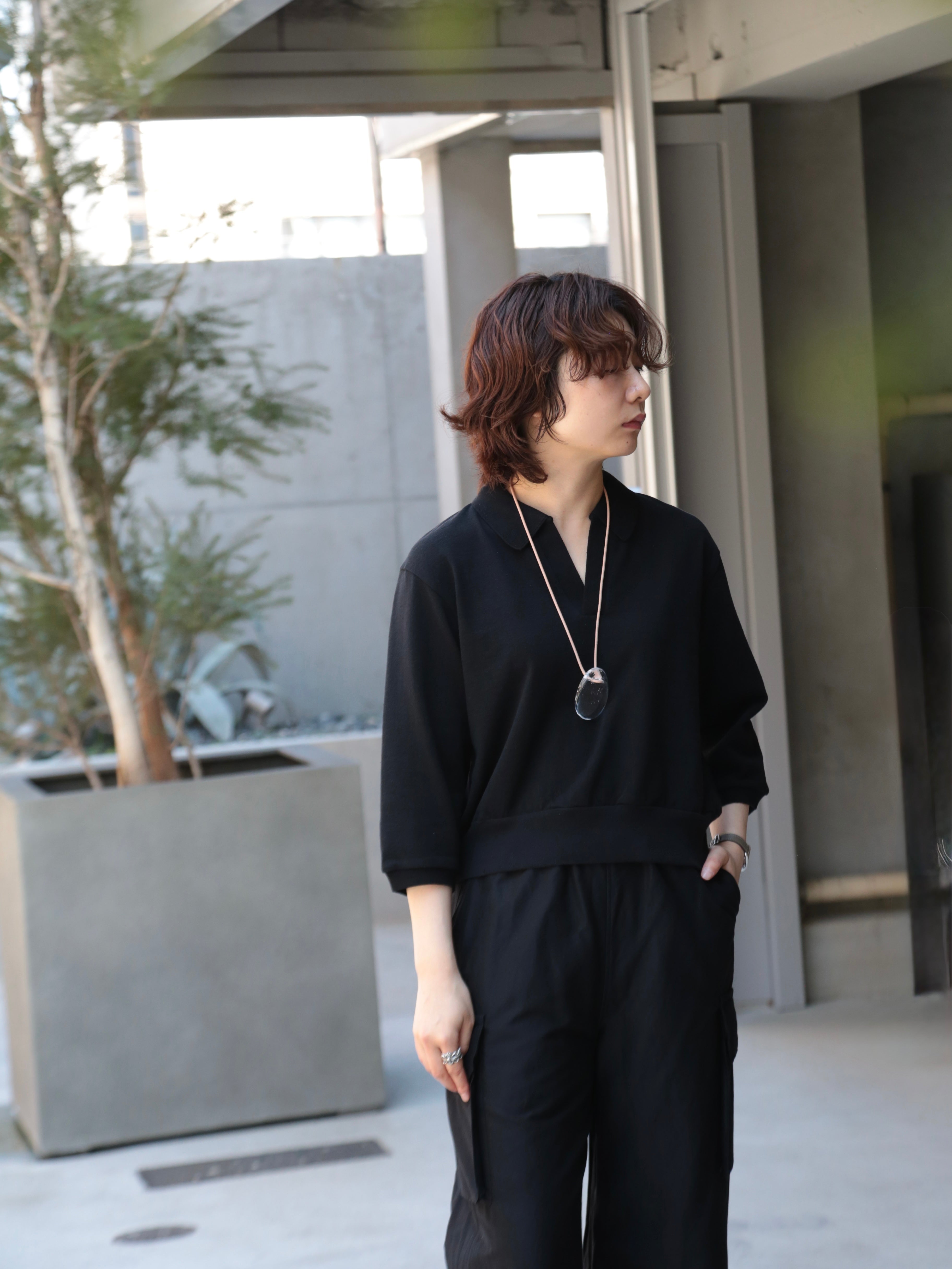 blurhms】Co/Silk Nep Skipper Cropped Sleeve (Womens) – End on End.