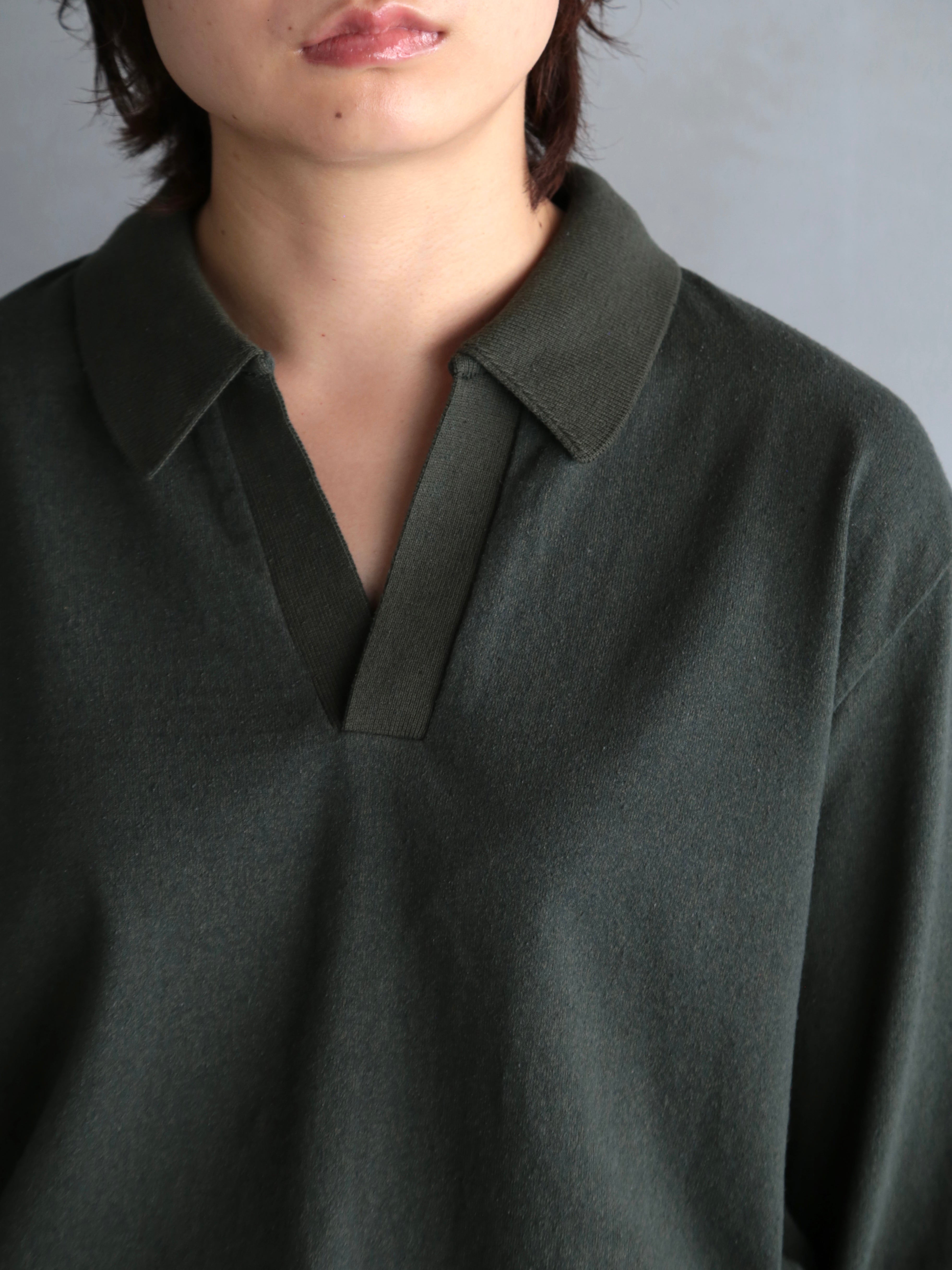 blurhms】Co/Silk Nep Skipper Cropped Sleeve (Womens) – End on End.