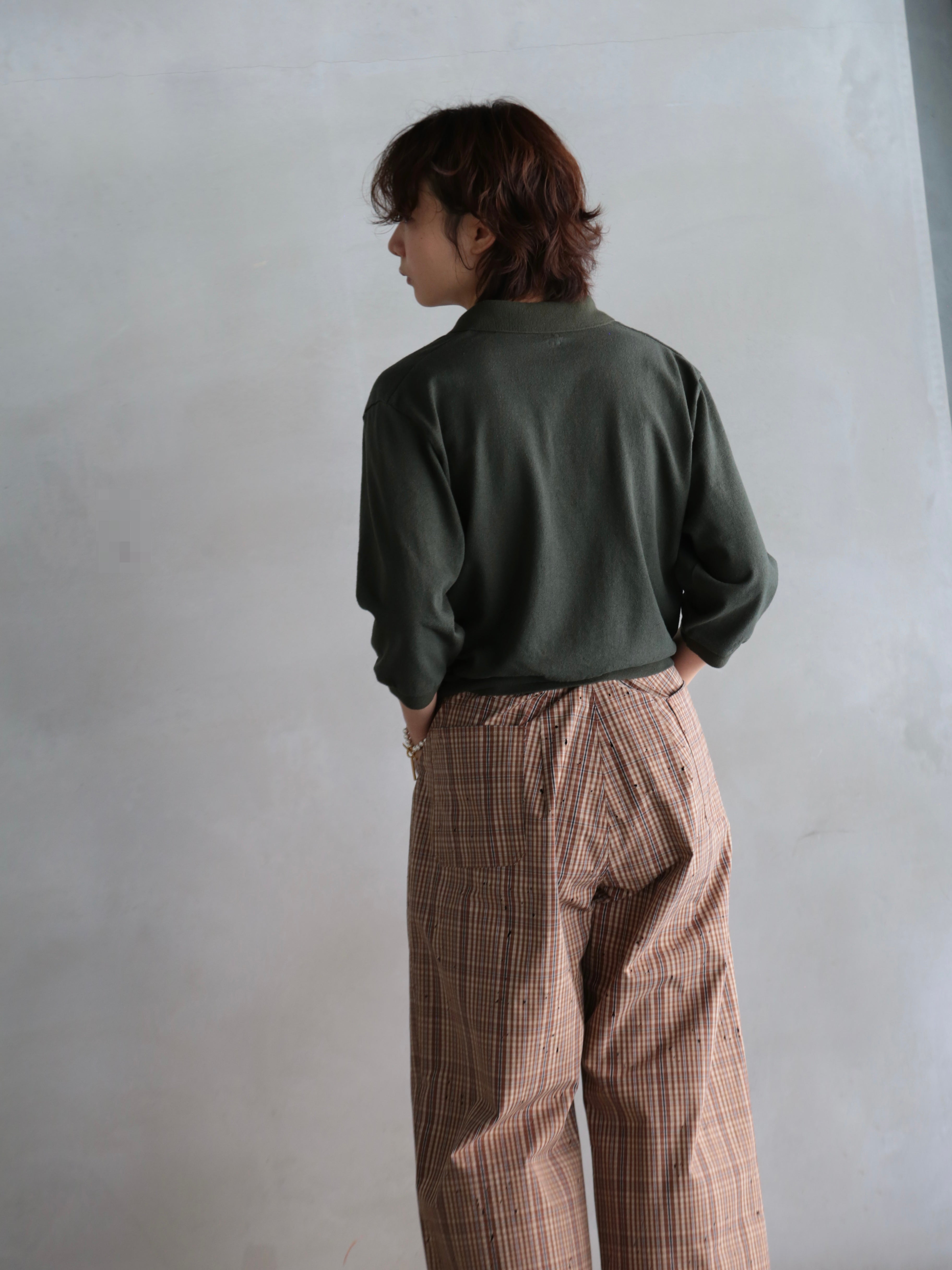blurhms】Co/Silk Nep Skipper Cropped Sleeve (Womens) – End on End.