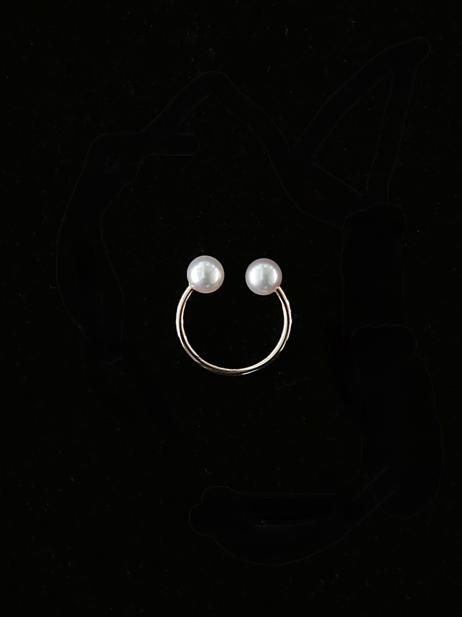 【Hirotaka】Akoya Pearl Ear Cuff S