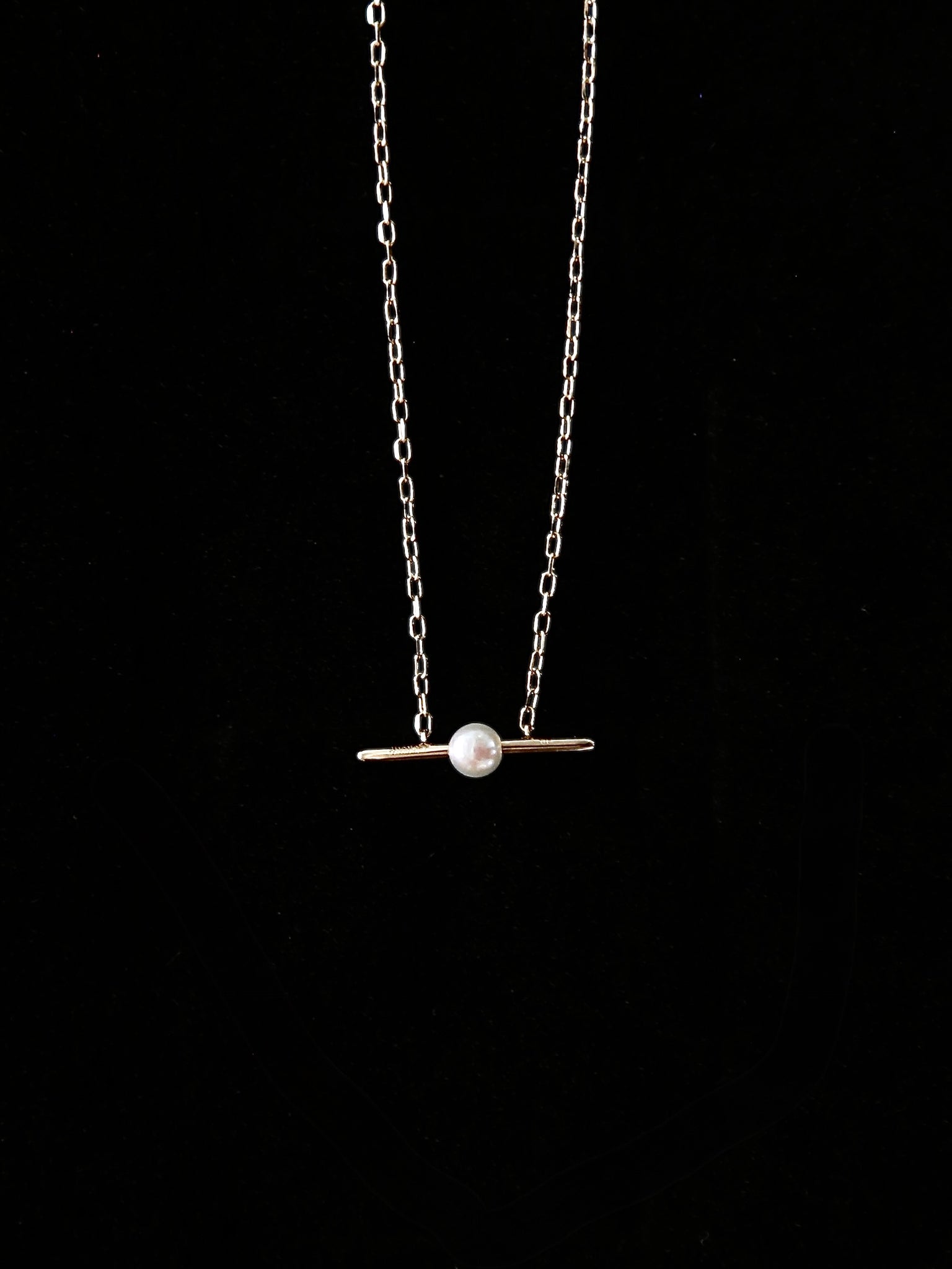 【Hirotaka】MOSQUITO Akoya Pearl Bar Neclace