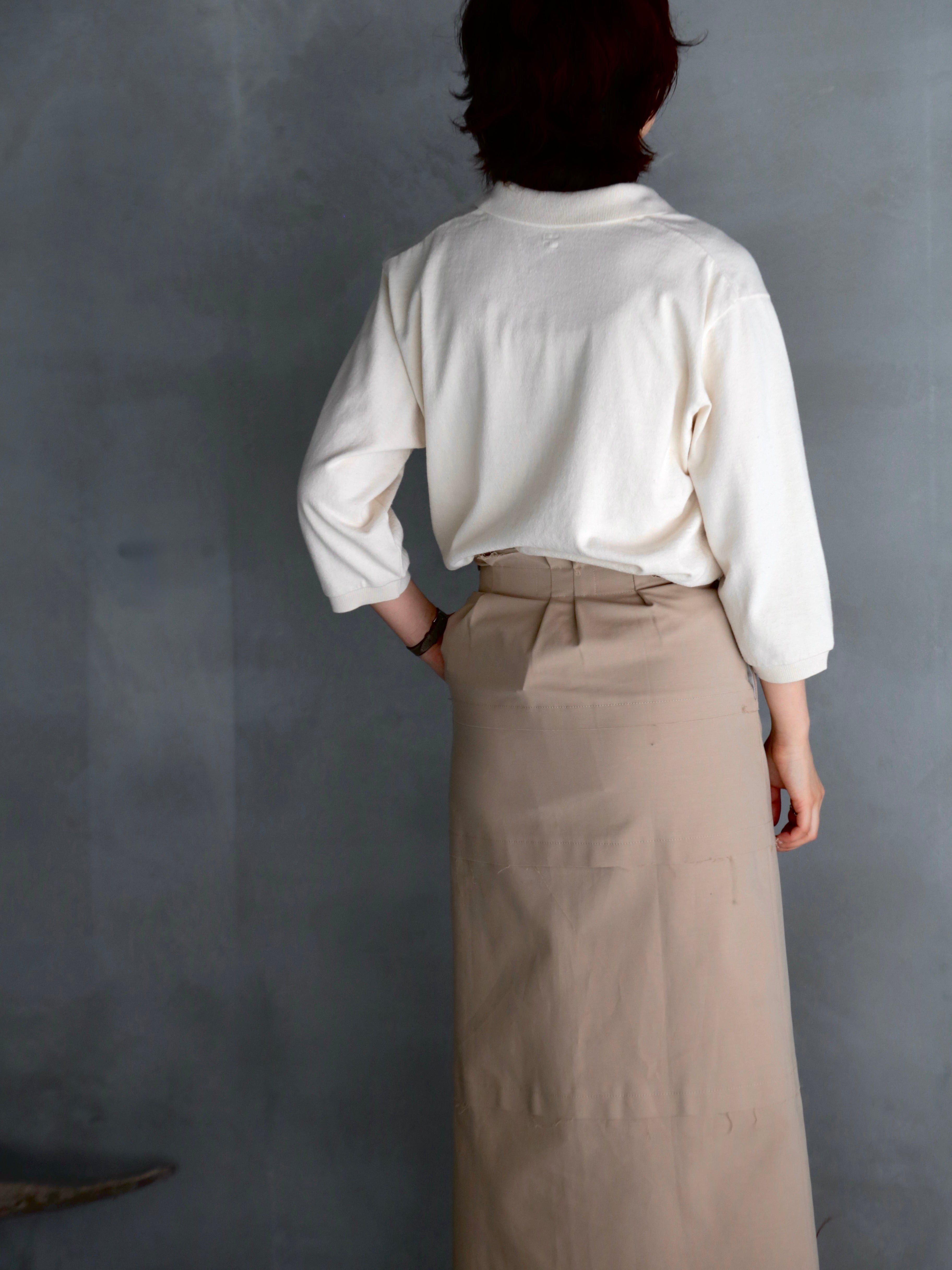 blurhms】Co/Silk Nep Skipper Cropped Sleeve (Womens) – End on End.