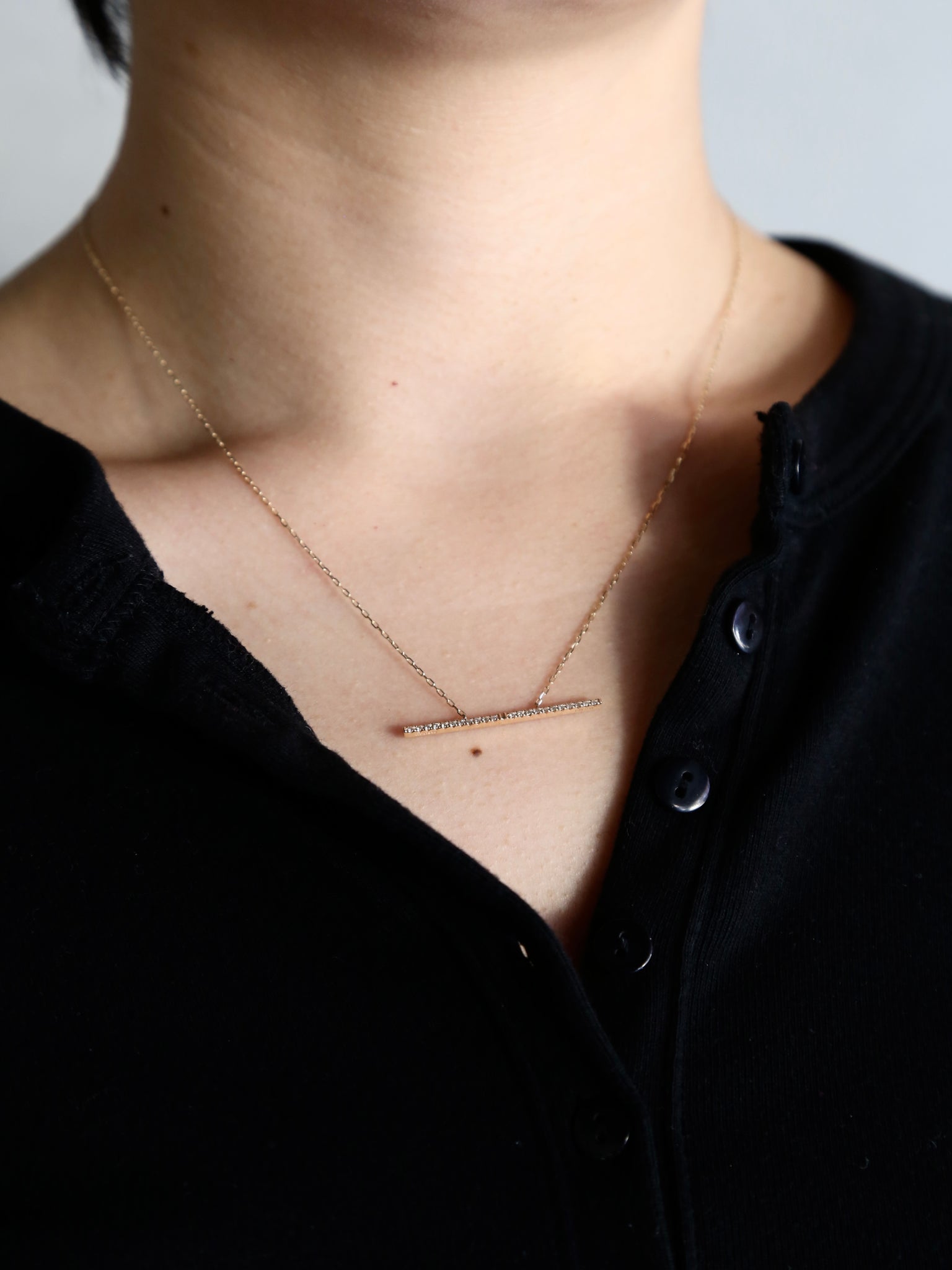 Hirotaka】TRAPEZE Diamond Necklace L – End on End.