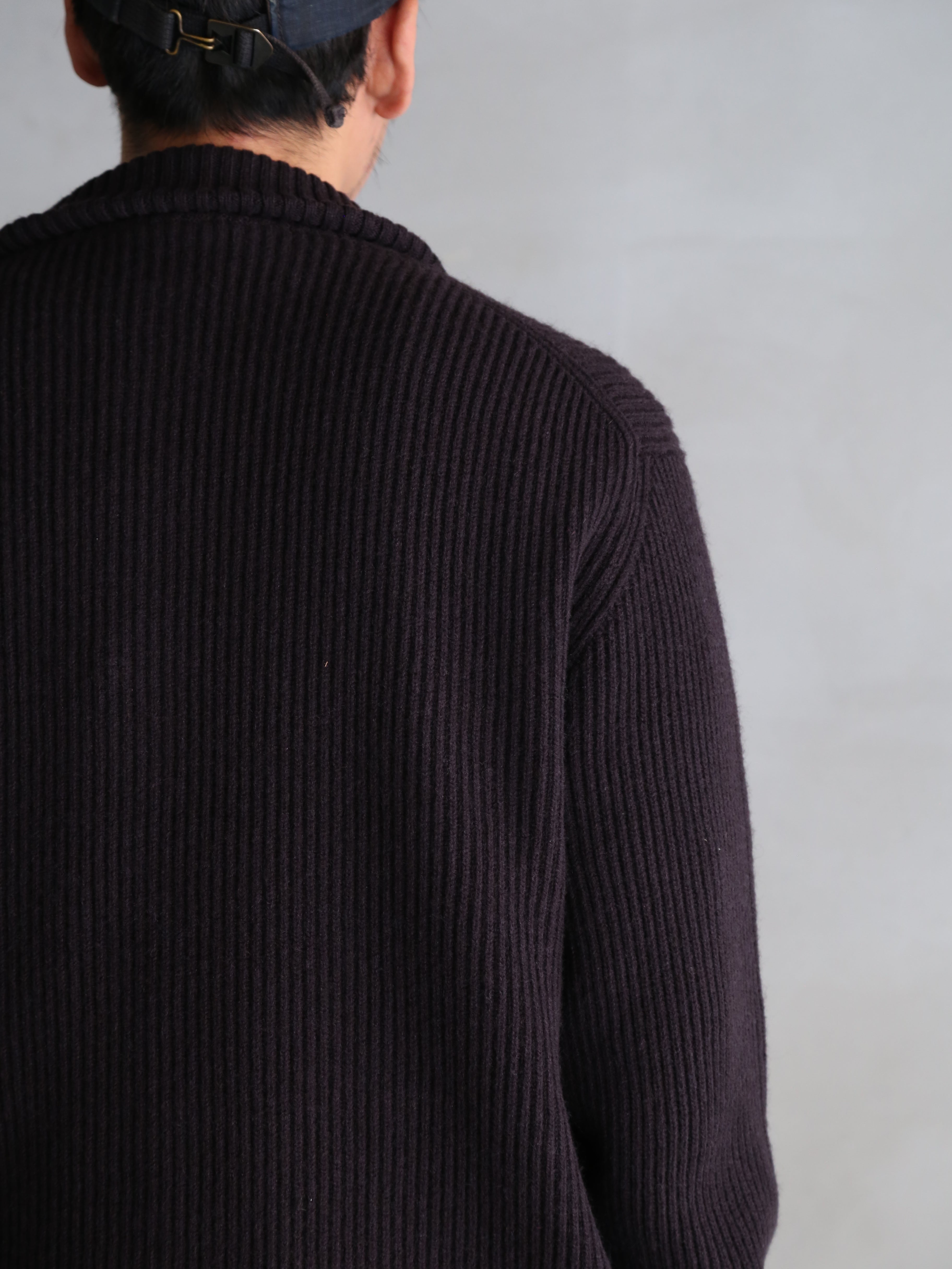 seya.】CLOUD KNIT BLOUSON (EBONY BLACK) (Mens) – End on End.