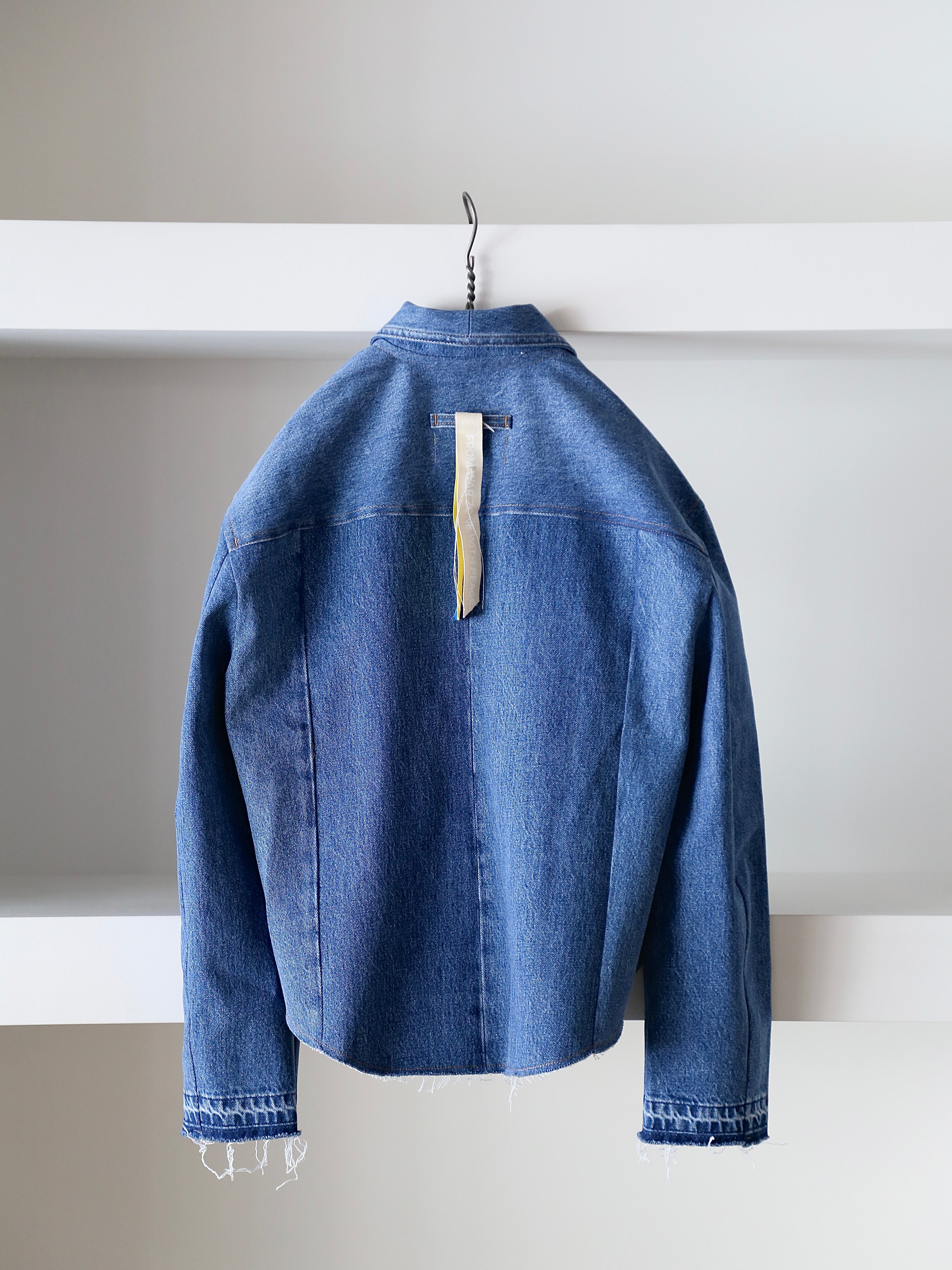 LITKOVSKA】Frayed Denim Shirt – End on End.