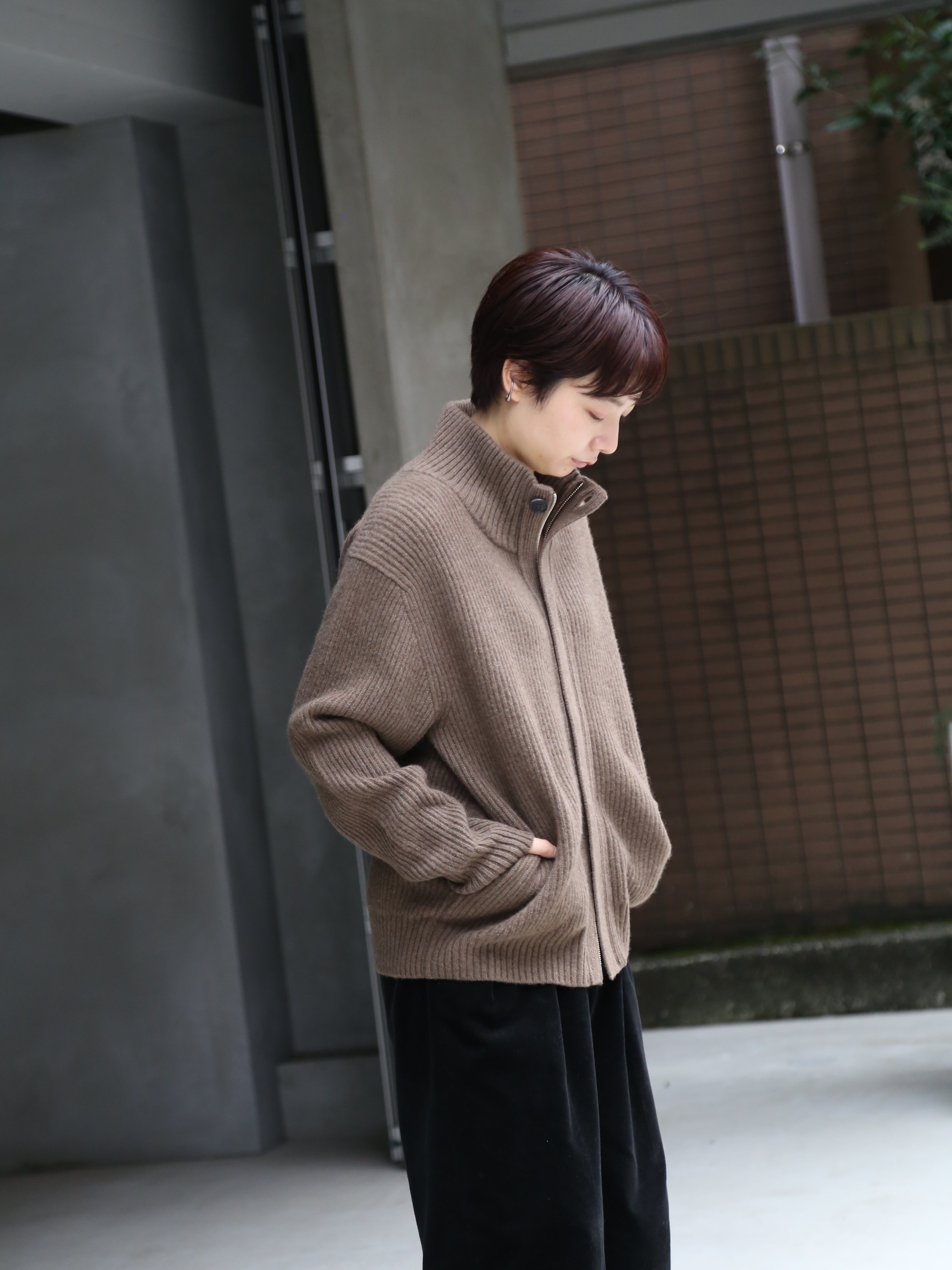 seya.】CLOUD KNIT BLOUSON (UNDYED YAK)(Women) – End on End.