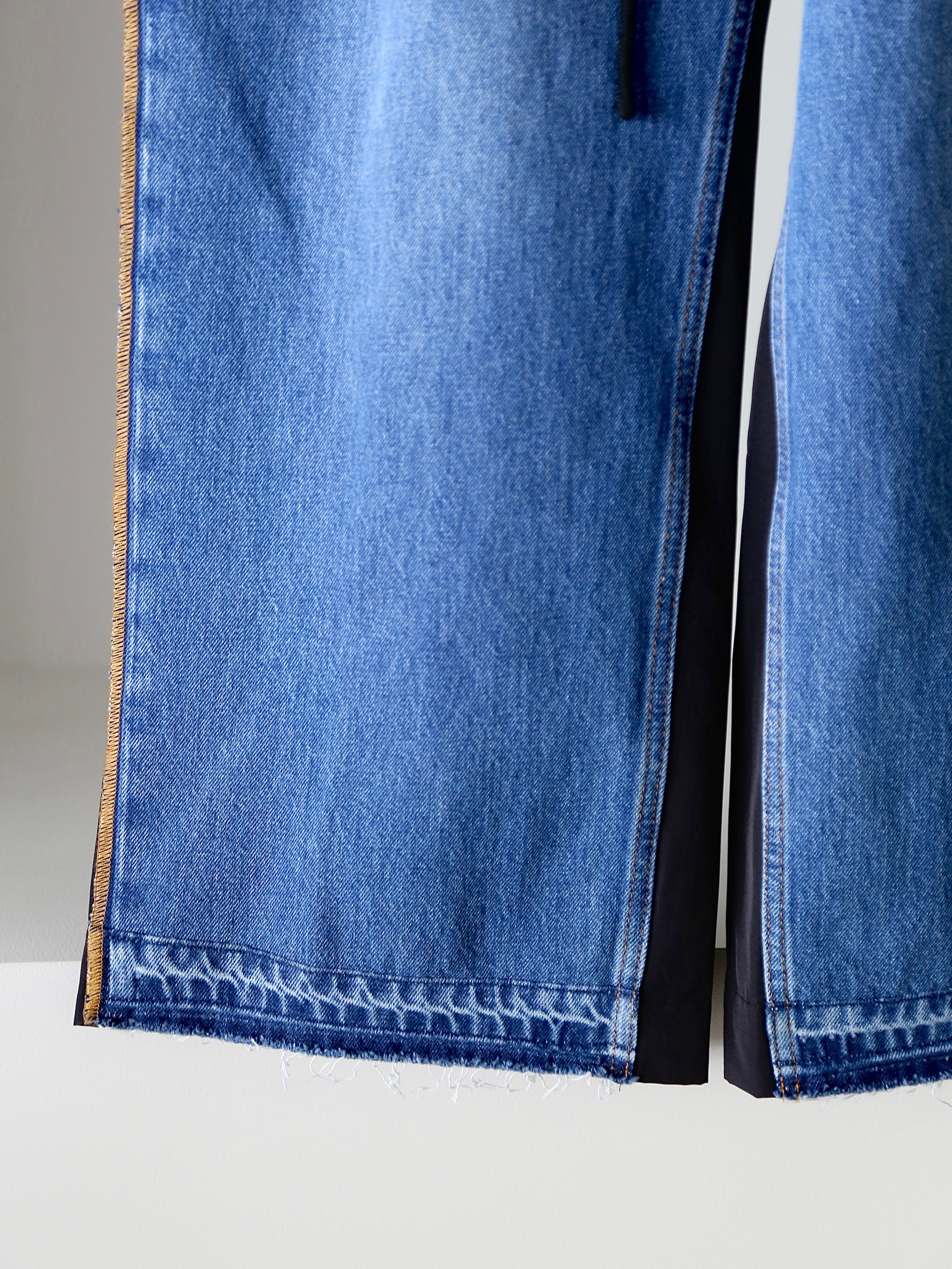 LITKOVSKA】Pleated Wide-Leg Jeans – End on End.