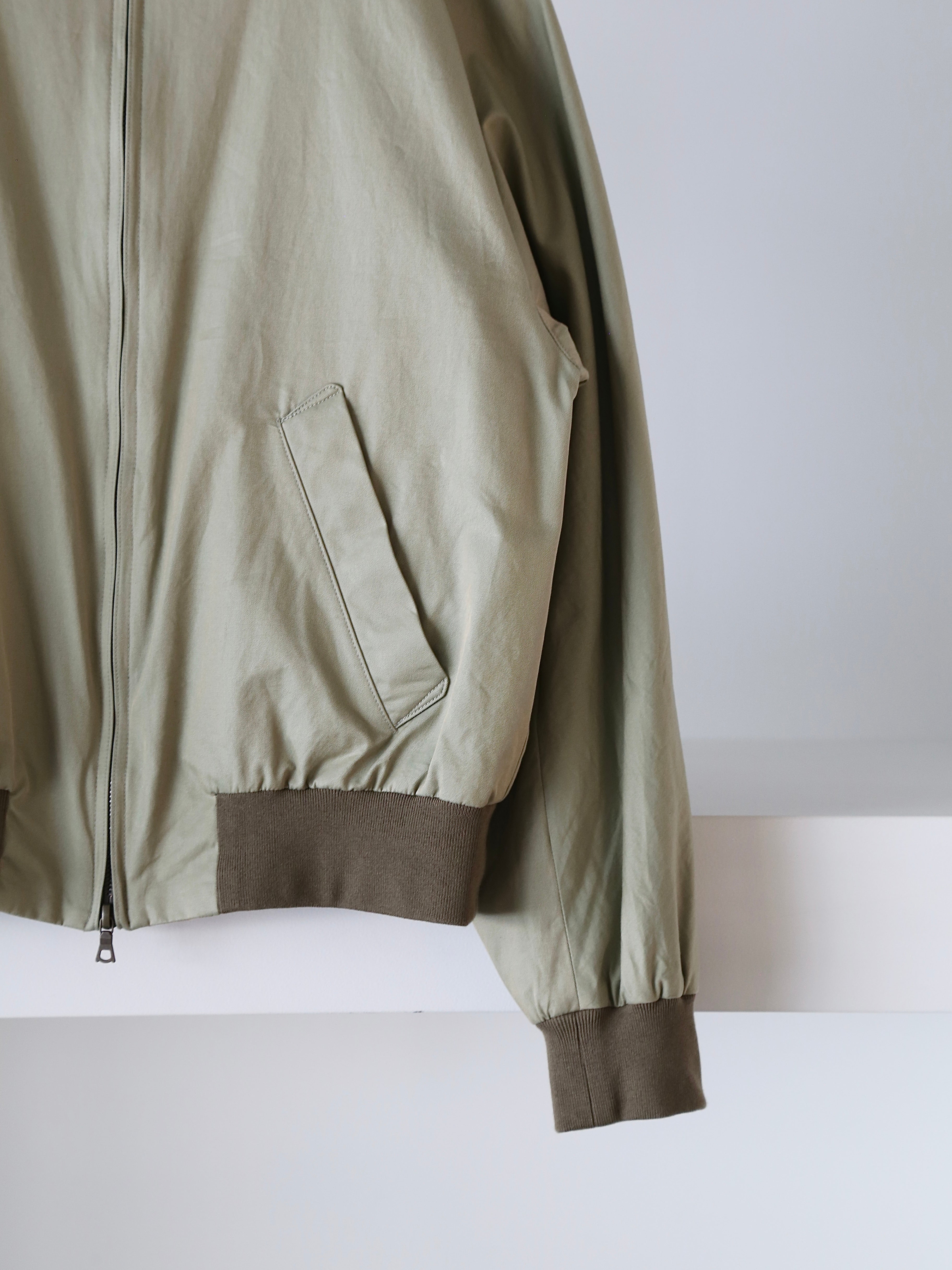 blurhms】Cotton Gabardine Harrington Jacket (Womens) – End on End