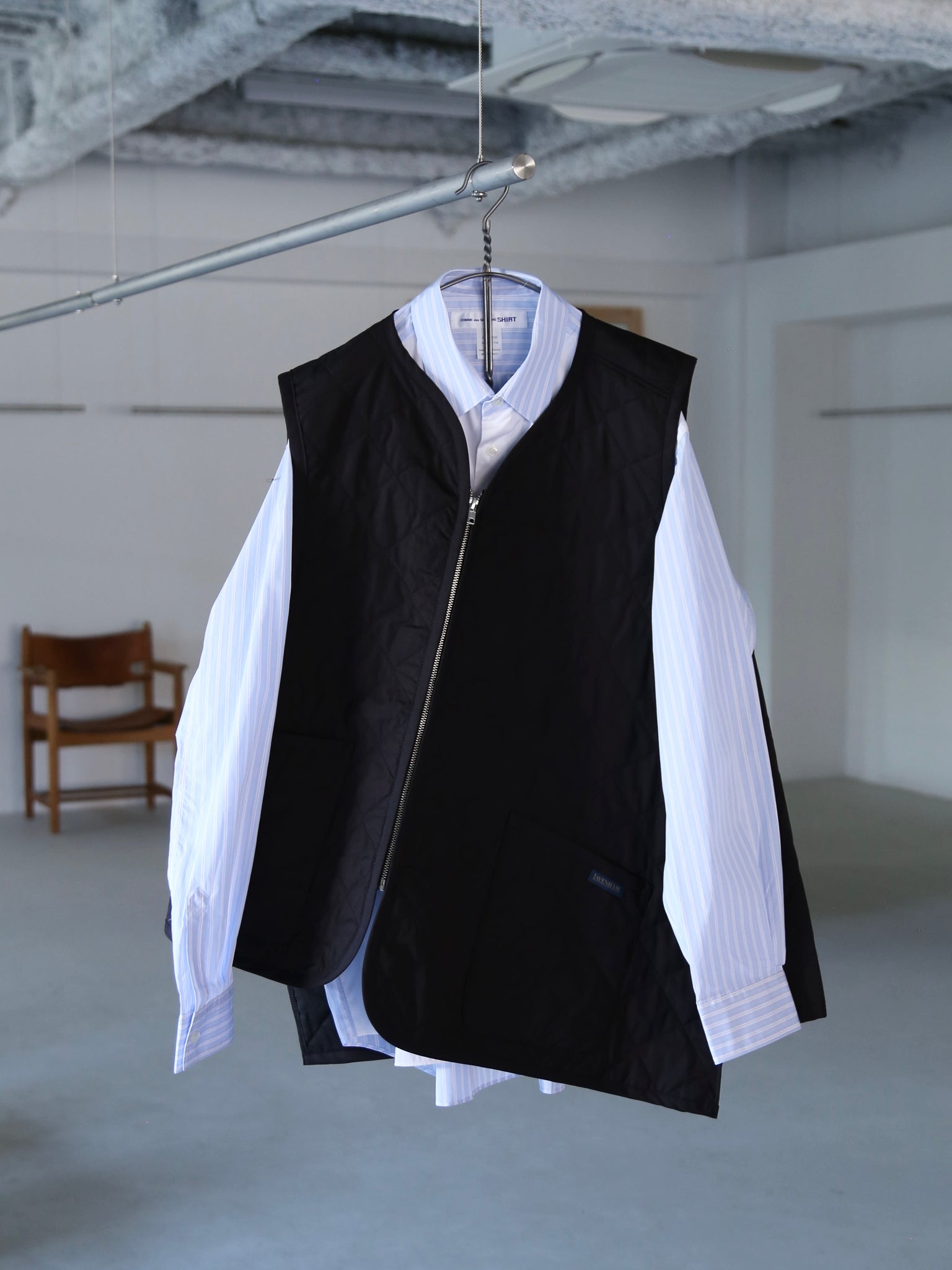 COMME des GARCONS SHIRT】CDG SHIRT x LAVENHAM bias Thornham – End