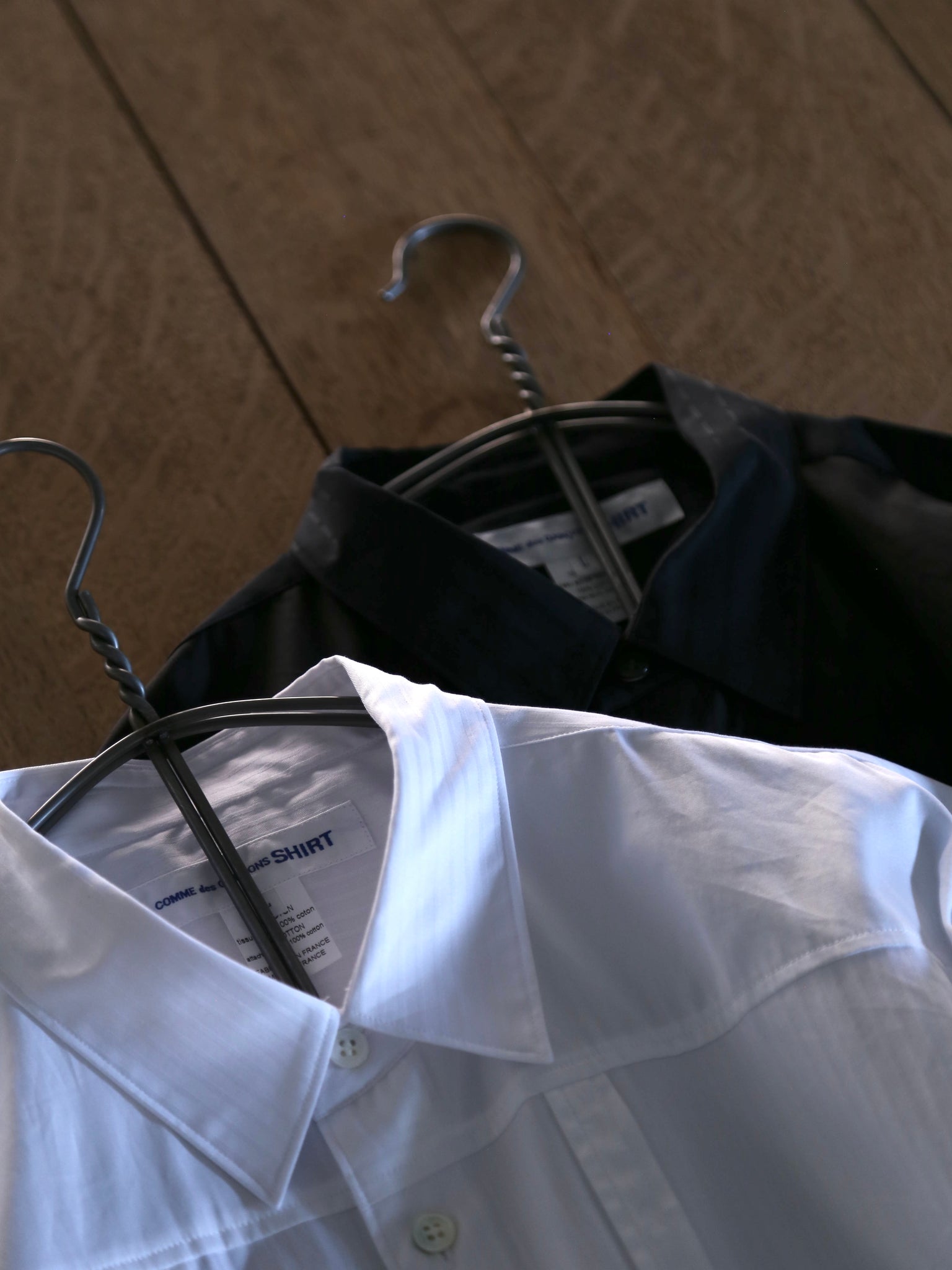 COMME des GARCONS SHIRT】cotton plain poplin x cotton poplin plain