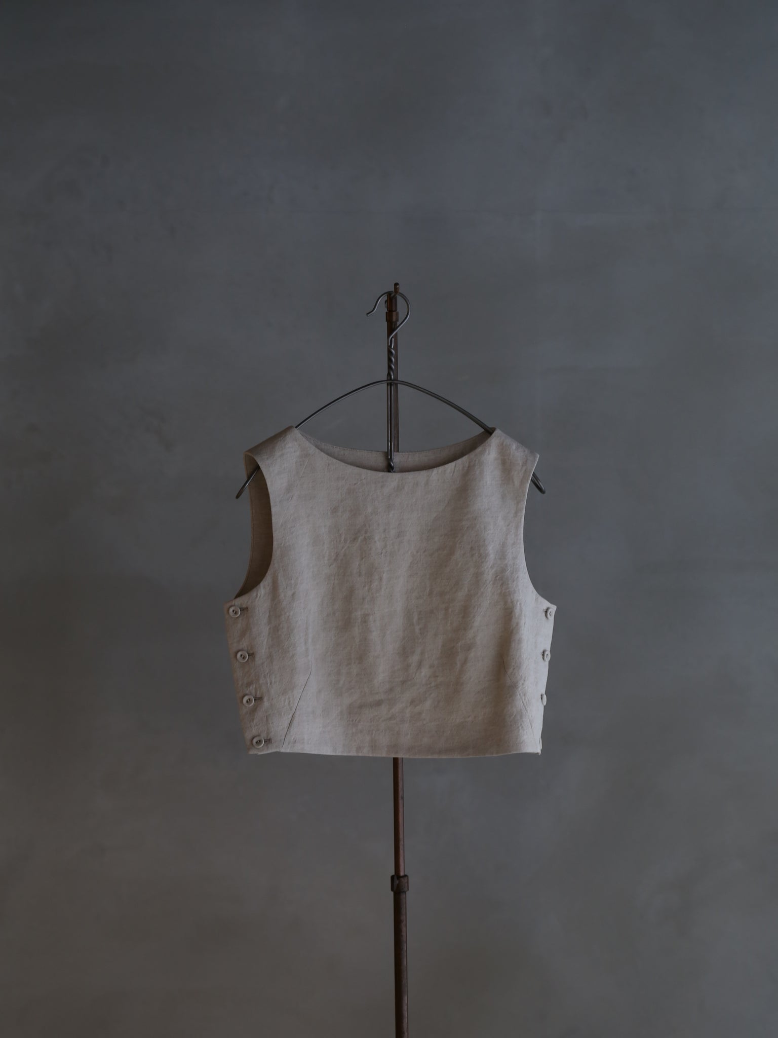 Ramie Linen Vest