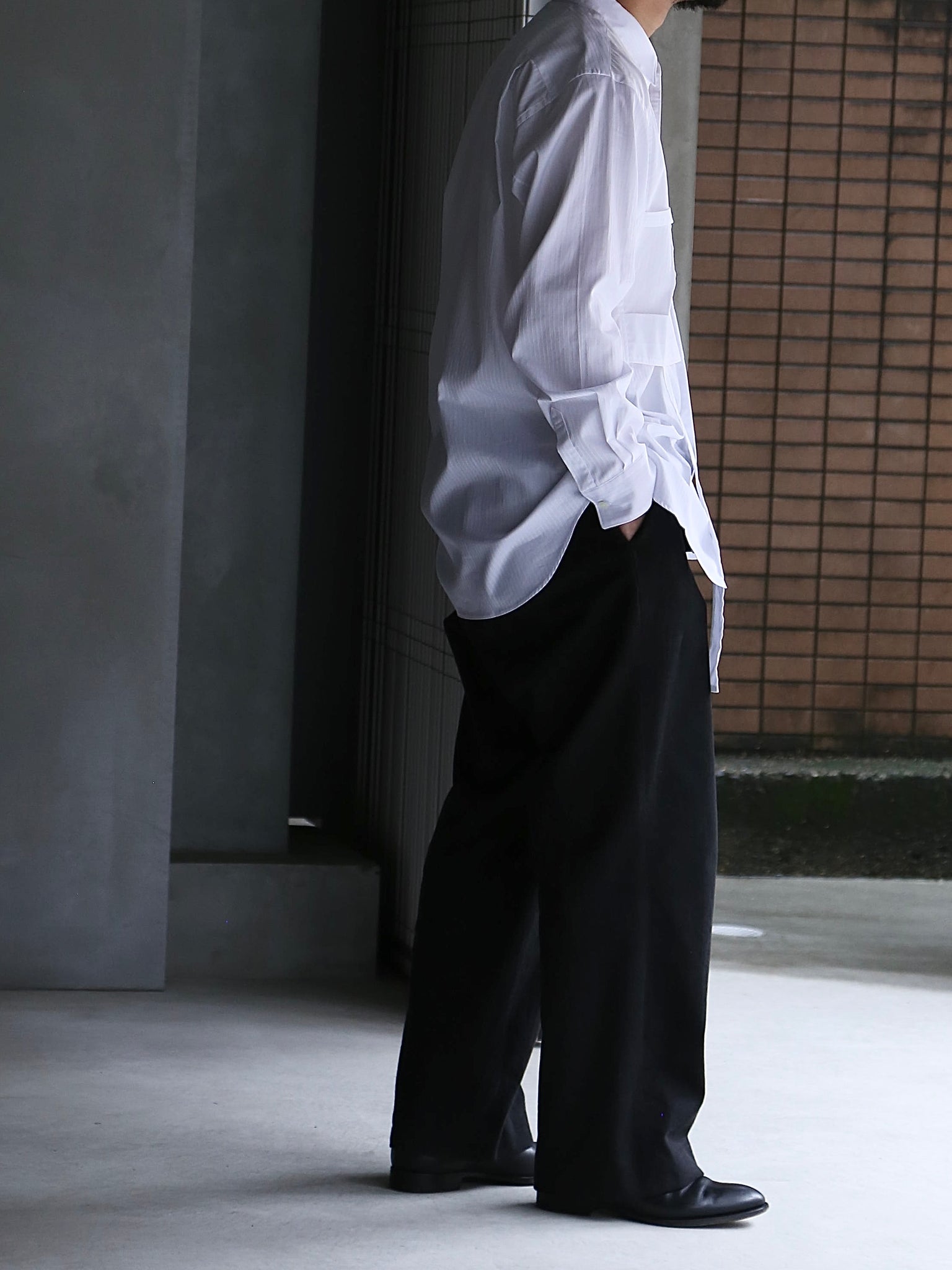 COMME des GARCONS SHIRT】cotton plain poplin x cotton poplin plain