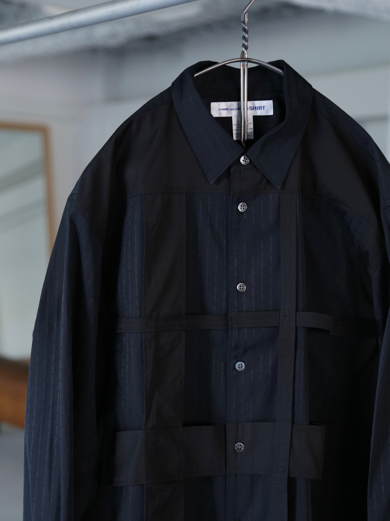 COMME des GARCONS SHIRT】cotton plain poplin x cotton poplin plain