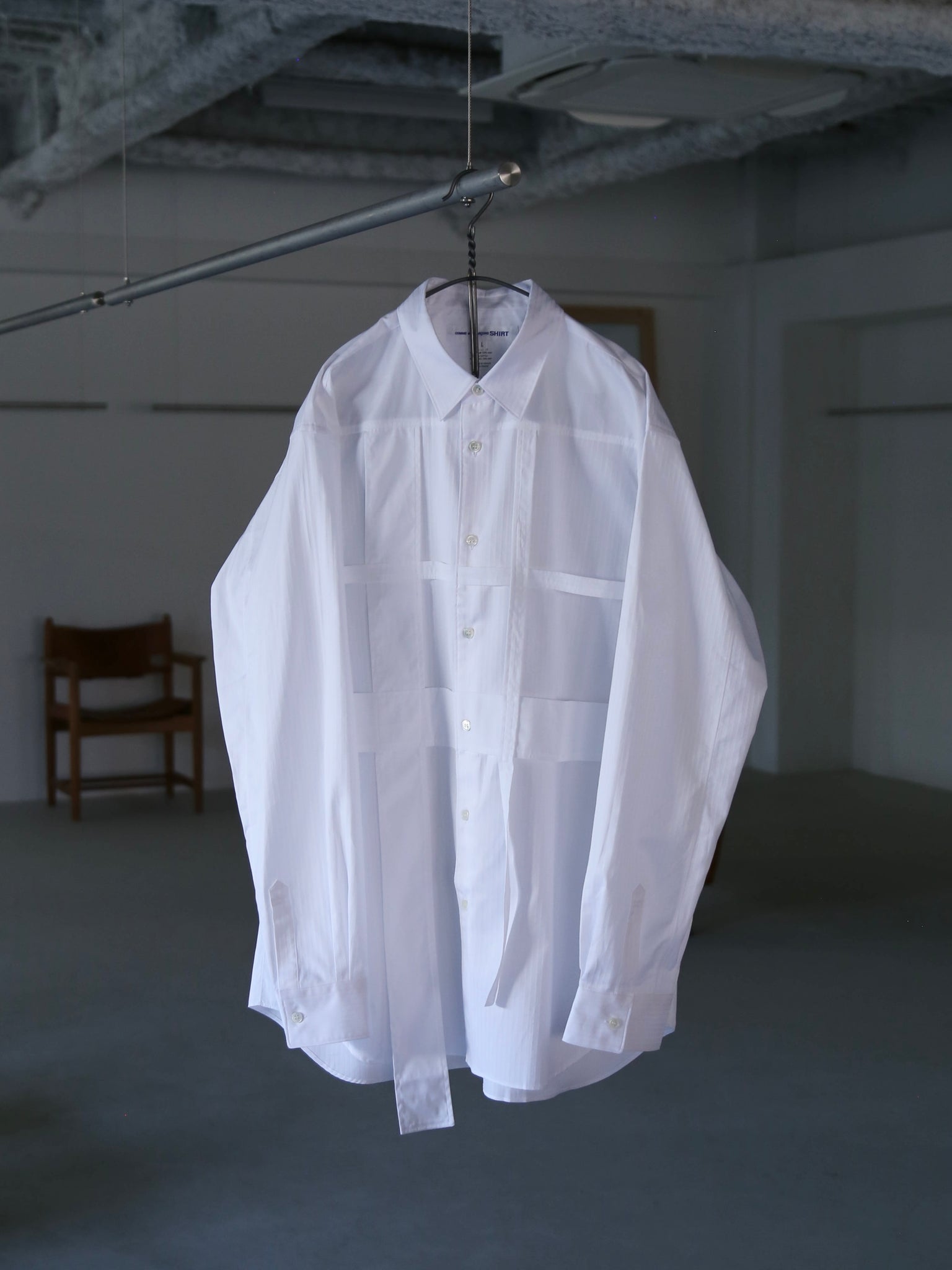 COMME des GARCONS SHIRT】cotton plain poplin x cotton poplin plain