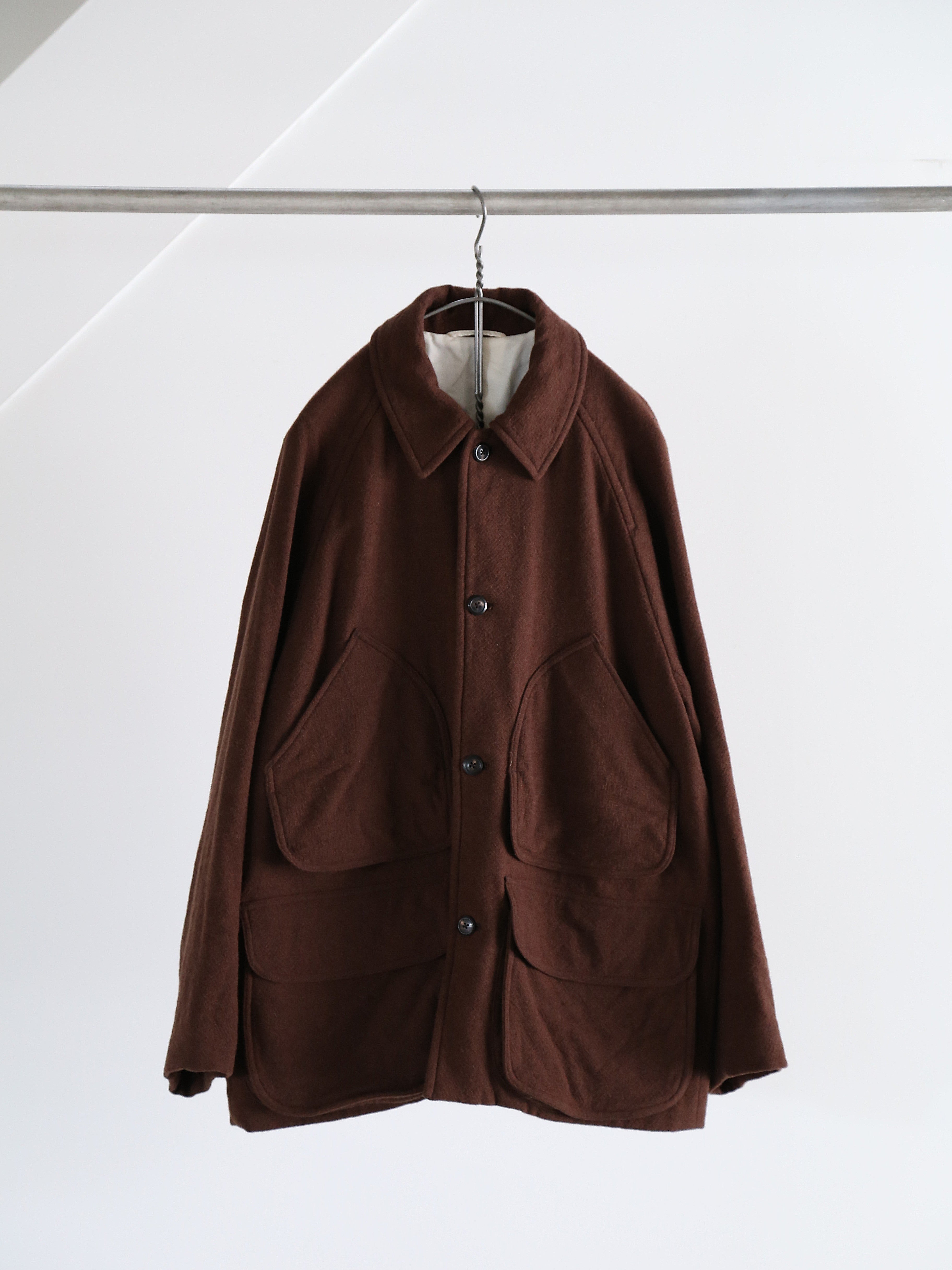 【美品】Blurhms Wool Jacket/DarkBrown blurhms for END ON END.】Classic Wool Hunting Jacket EX – End on End.