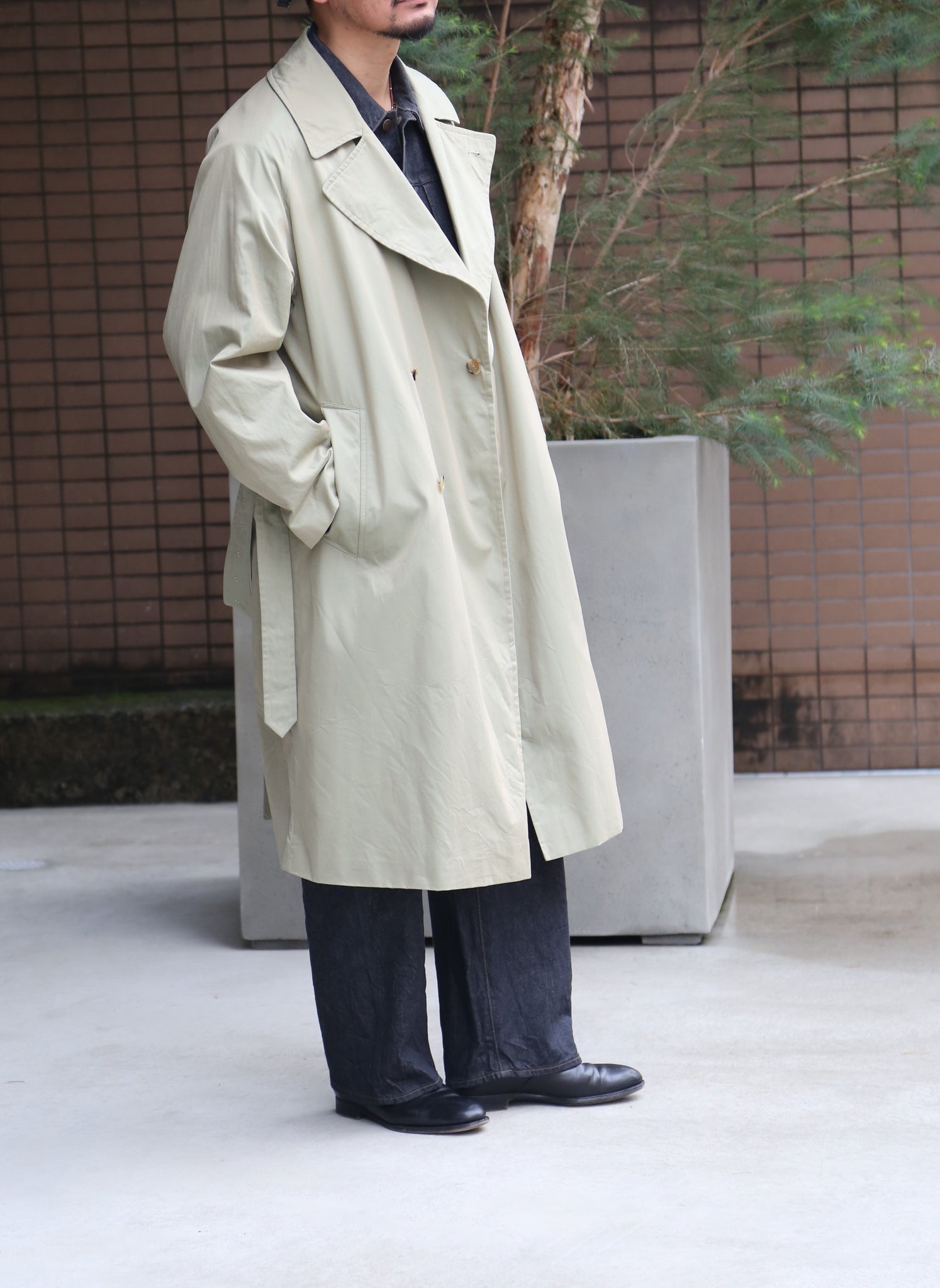 blurhms】Cotton Gabardine Trench Coat (Mens) – End on End.