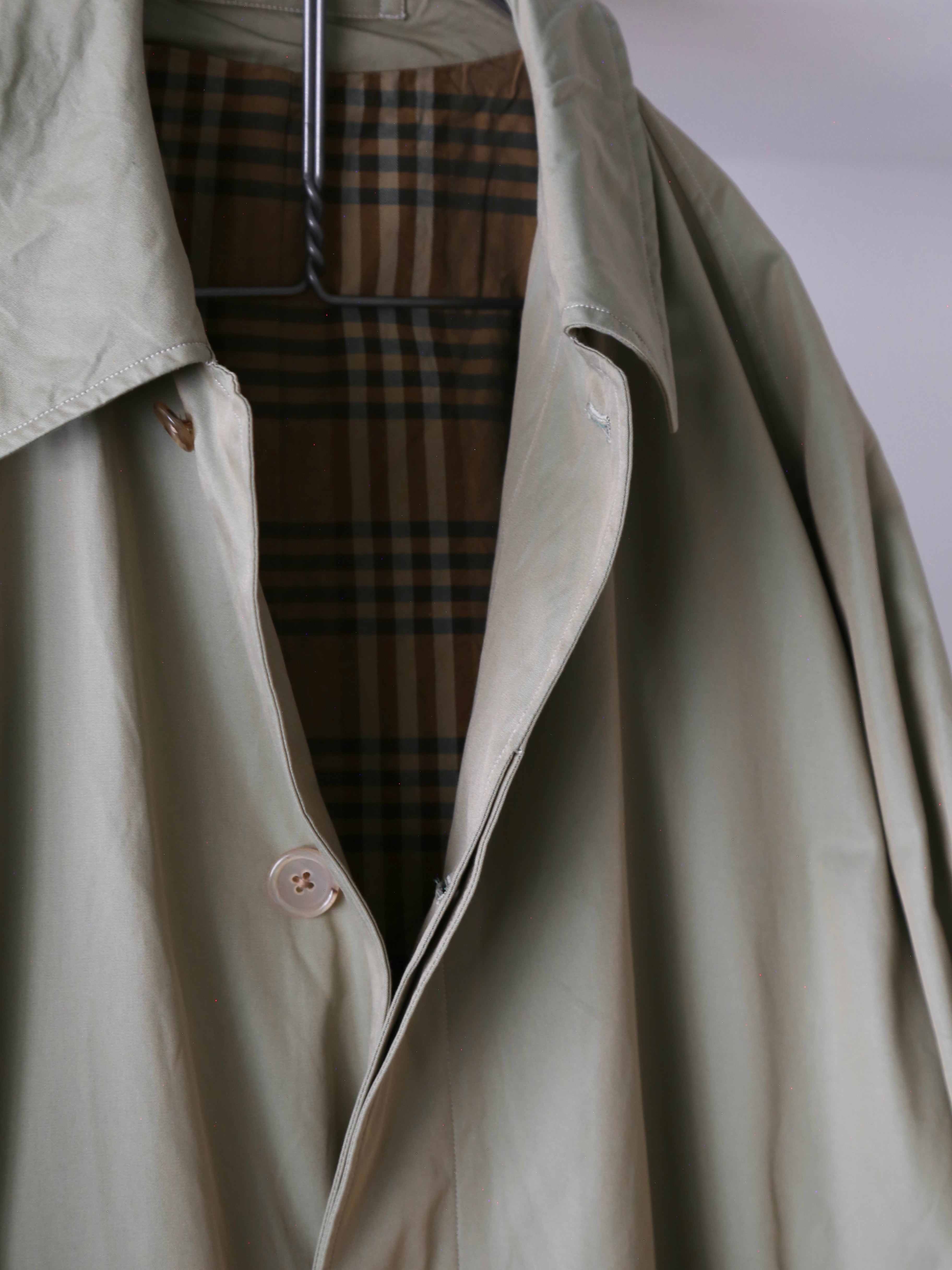 blurhms】Cotton Gabardine Balmacaan Coat (Mens) – End on End.