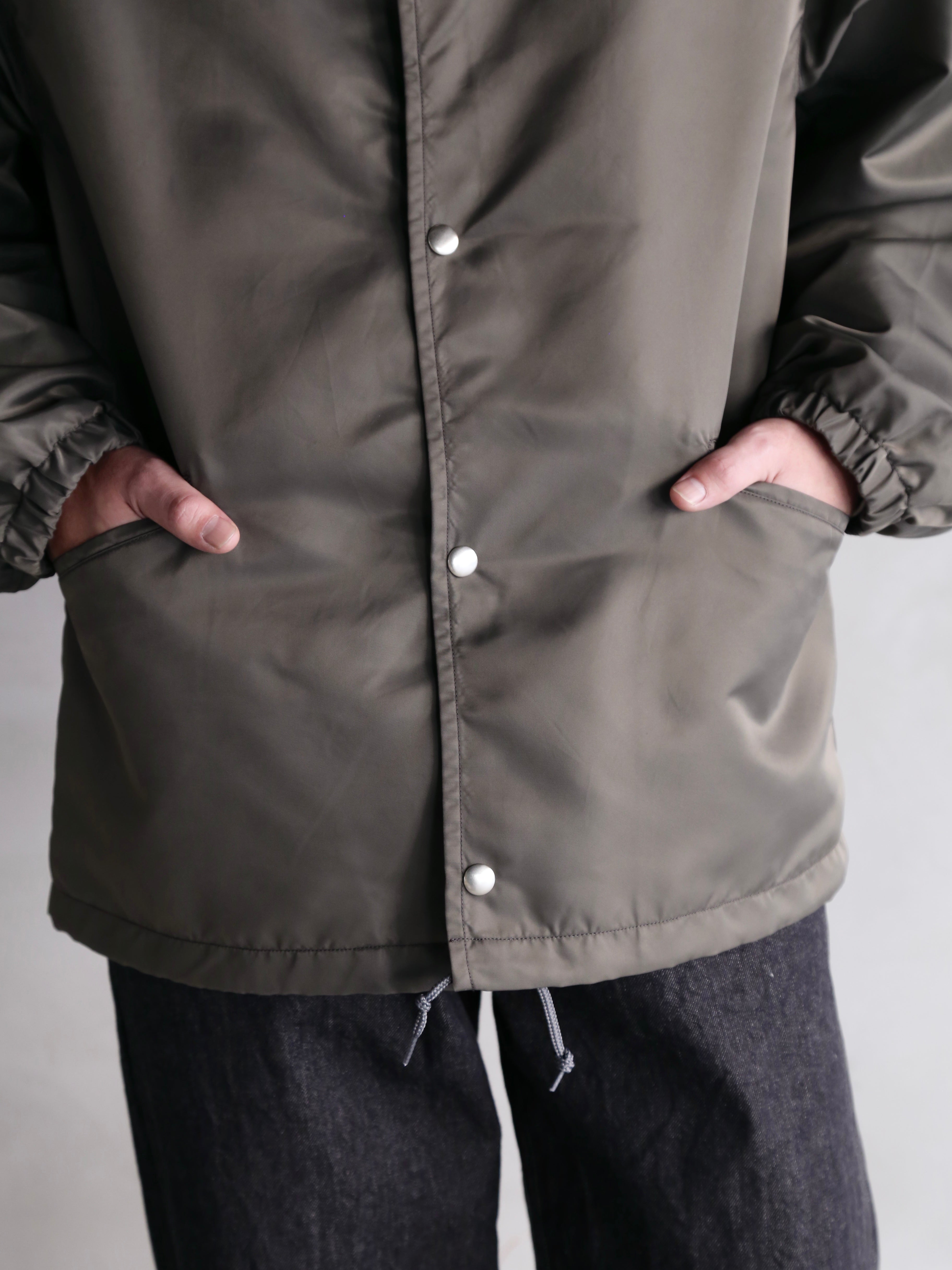blurhmsROOTSTOCK】Washed Nylon Coach Jacket (Mens) – End on End